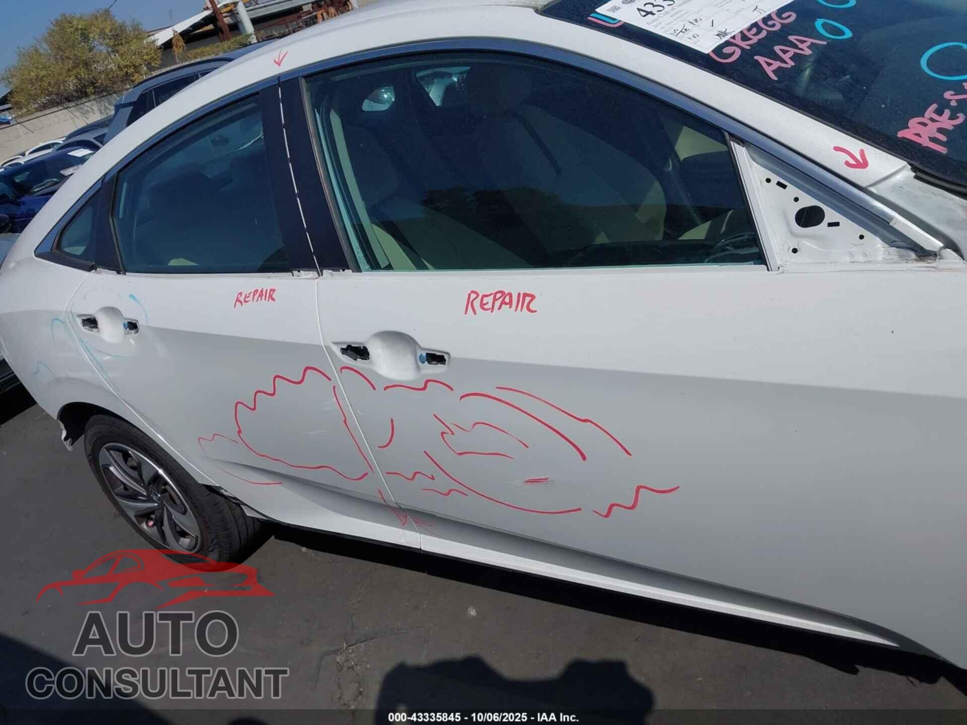HONDA CIVIC 2019 - 2HGFC2F69KH559507