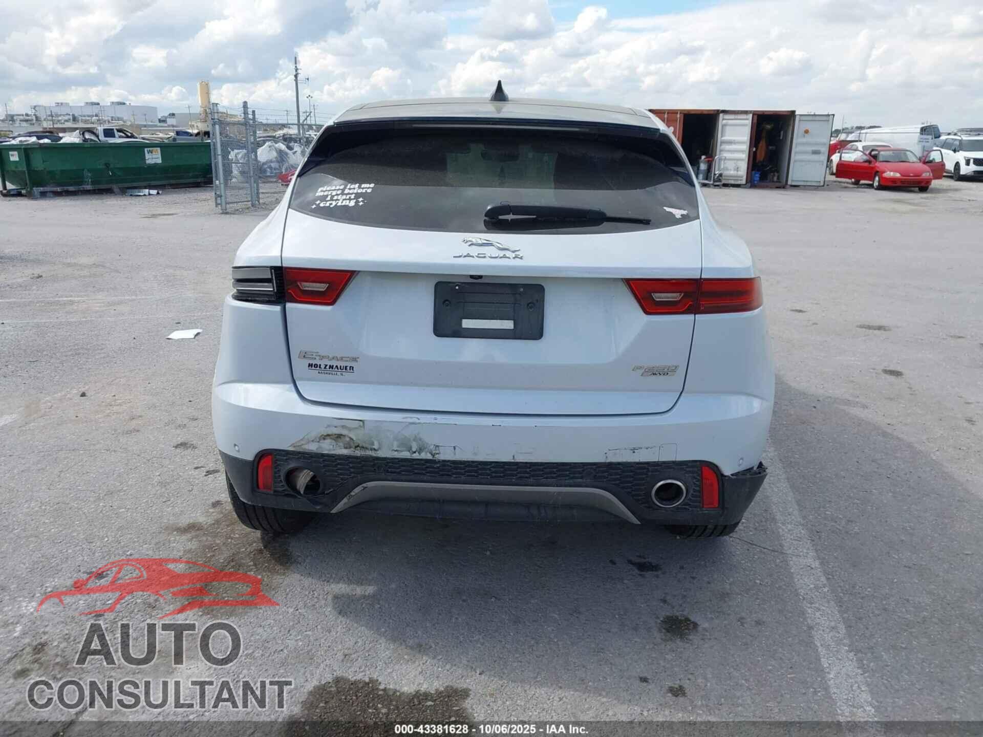 JAGUAR E-PACE 2020 - SADFK2FX8L1Z86725
