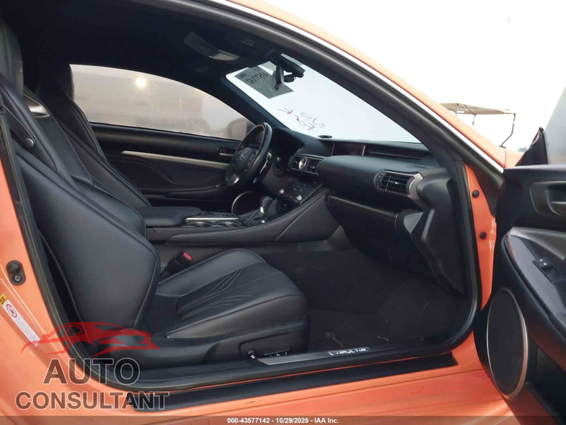 LEXUS RC F 2015 - JTHHP5BC6F5002512