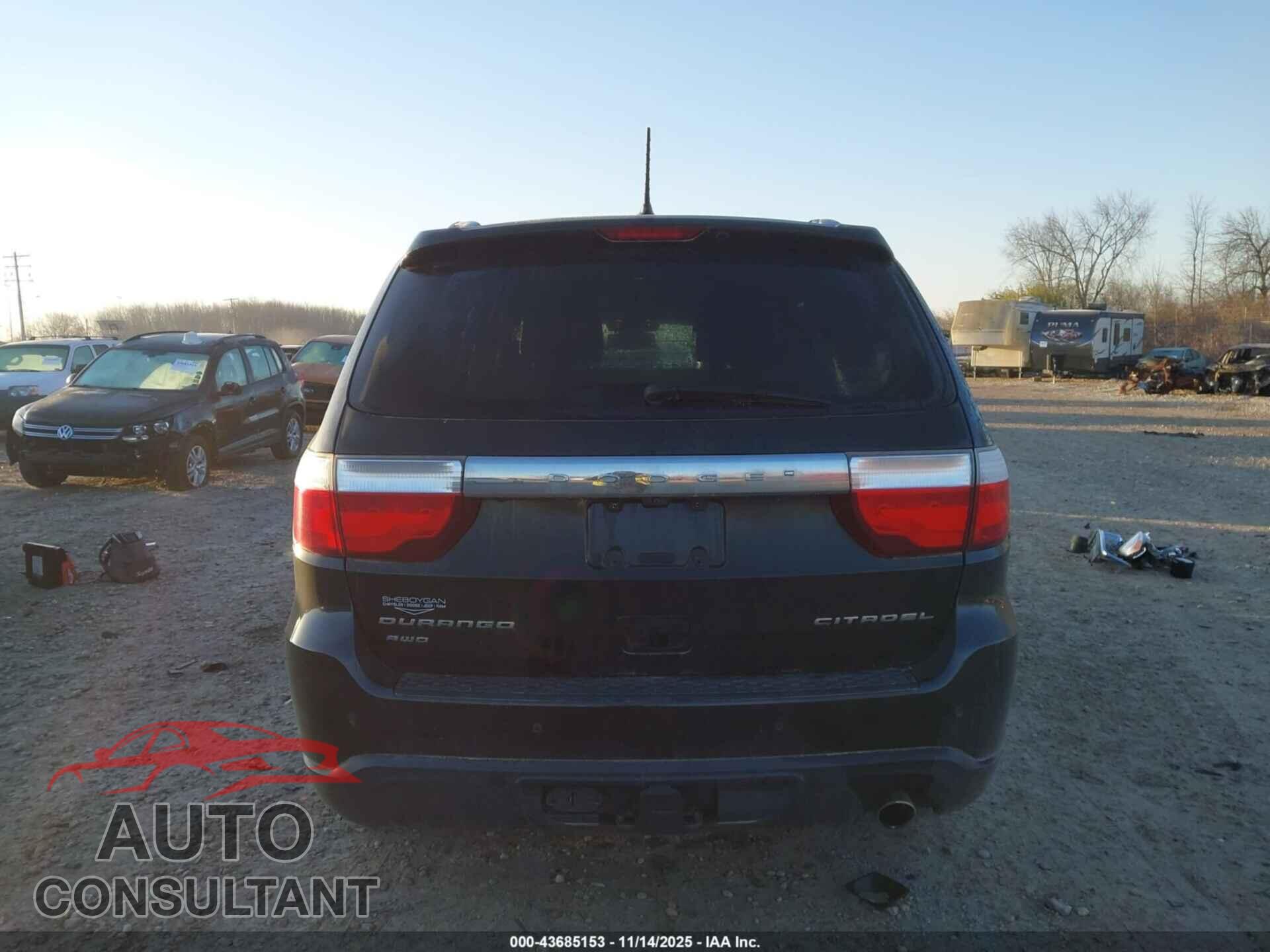 DODGE DURANGO 2012 - 1C4RDJEG6CC322345