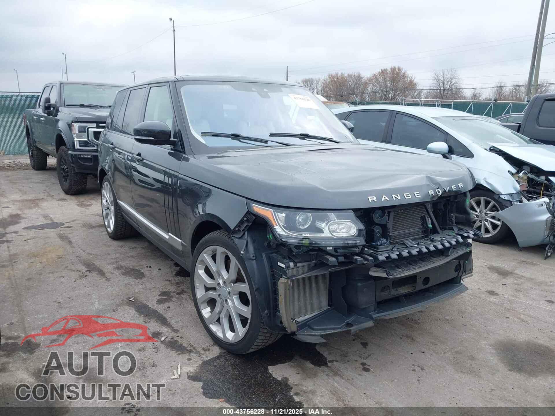 LAND ROVER RANGE ROVER 2017 - SALGS2FV3HA358103