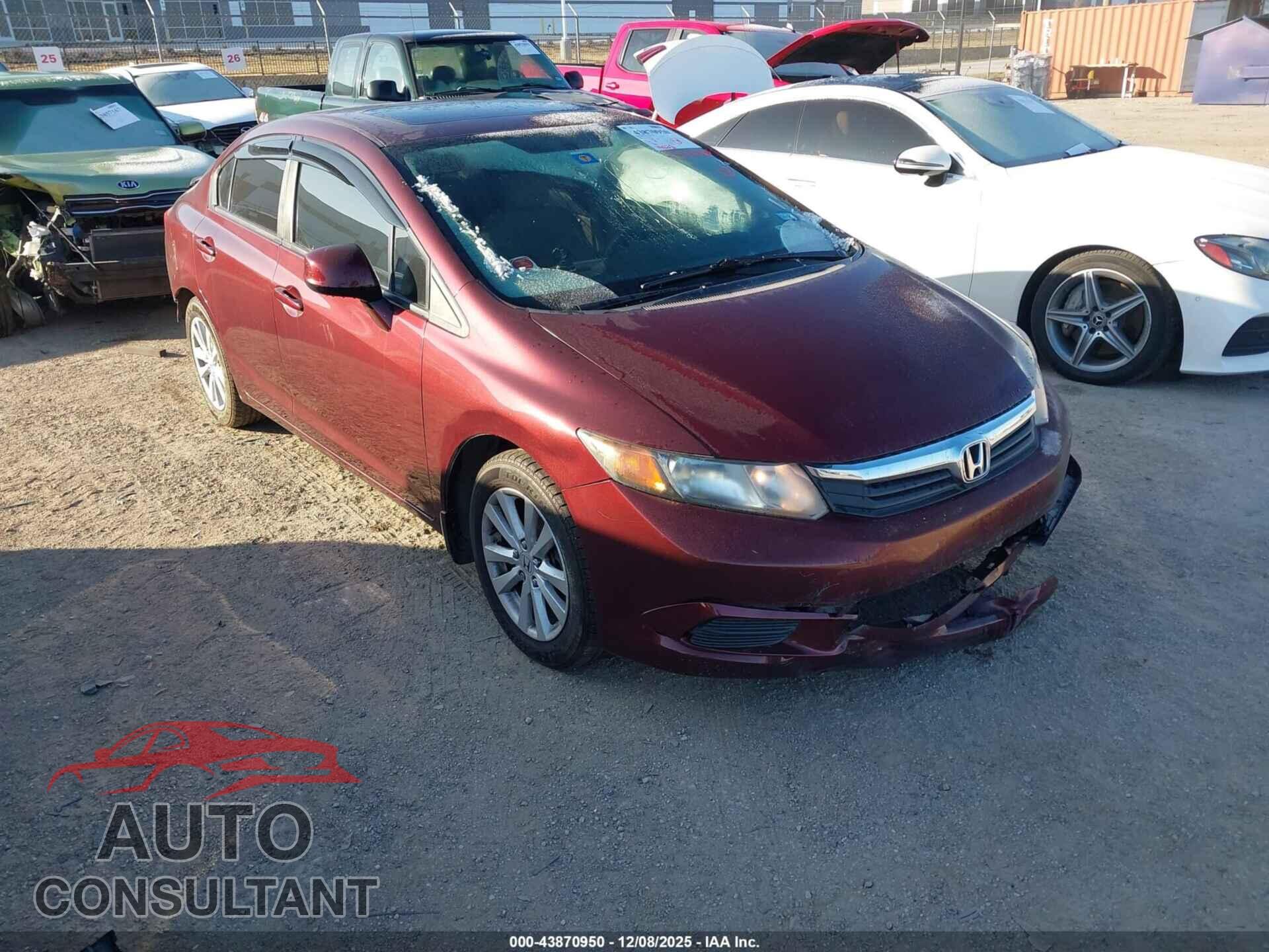 HONDA CIVIC 2012 - 2HGFB2F88CH535866