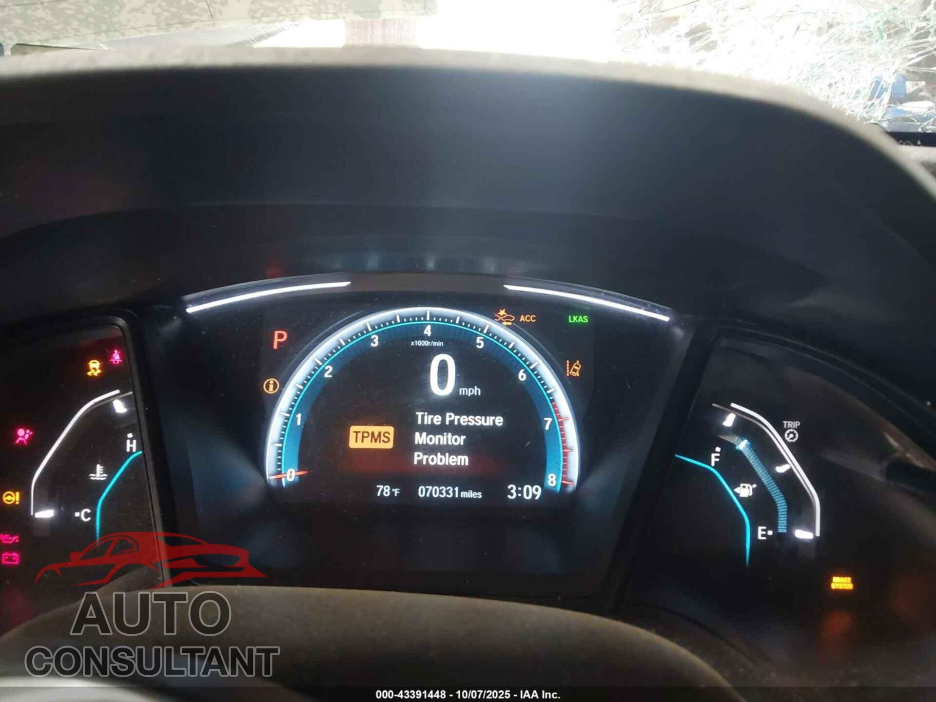HONDA CIVIC 2019 - 2HGFC2F64KH540962