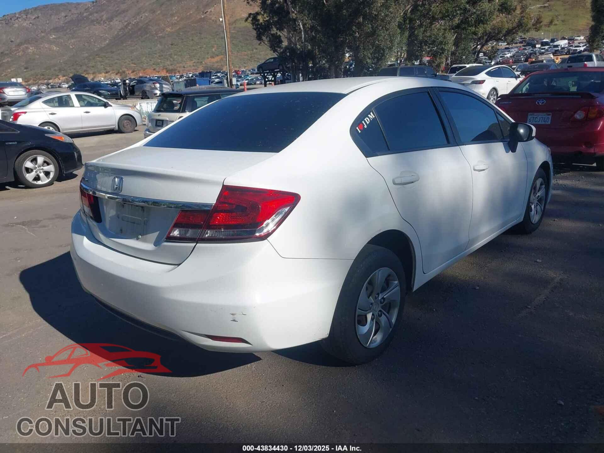 HONDA CIVIC 2014 - 19XFB2F52EE220998