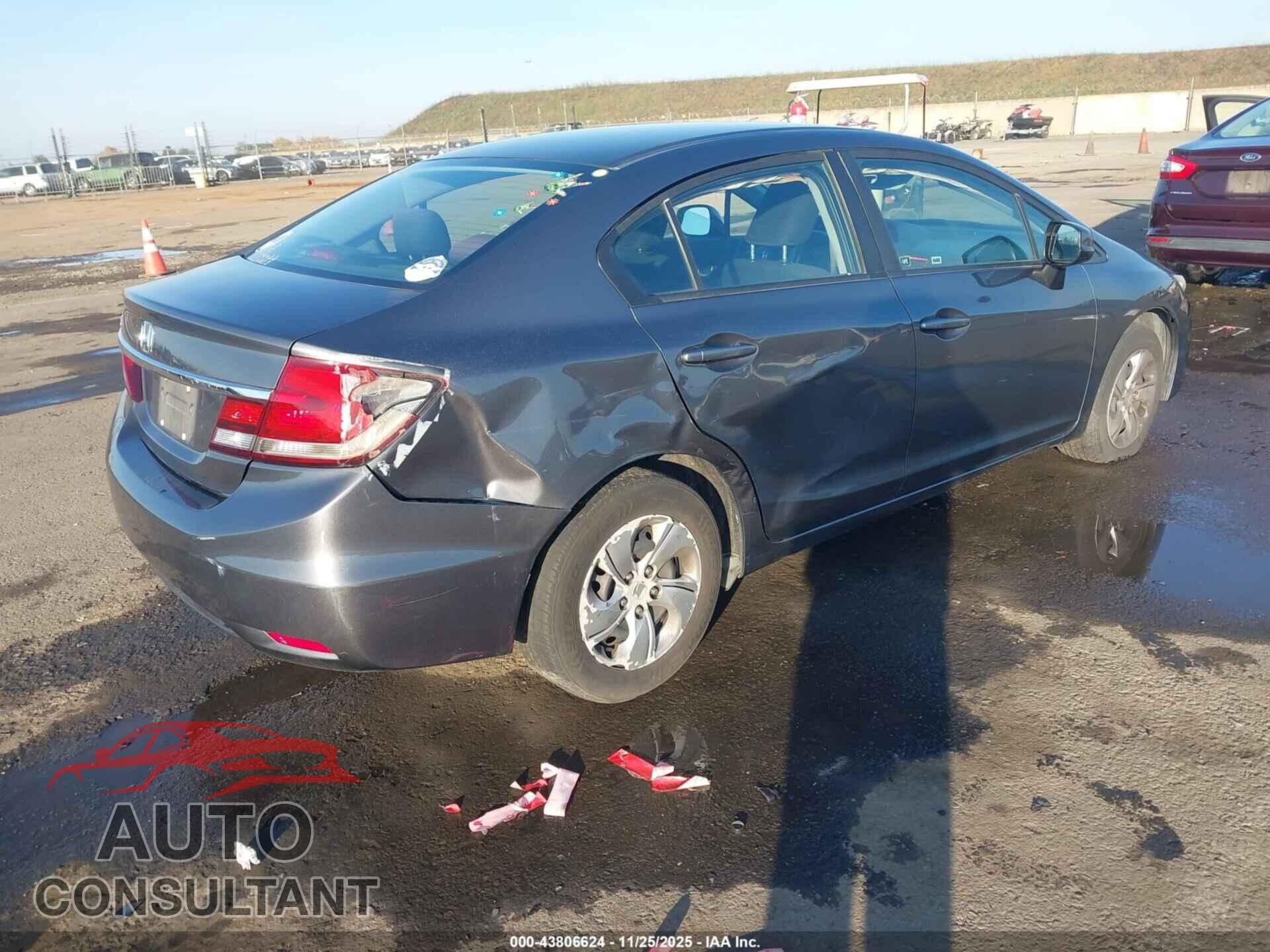 HONDA CIVIC 2013 - 19XFB2F58DE200463