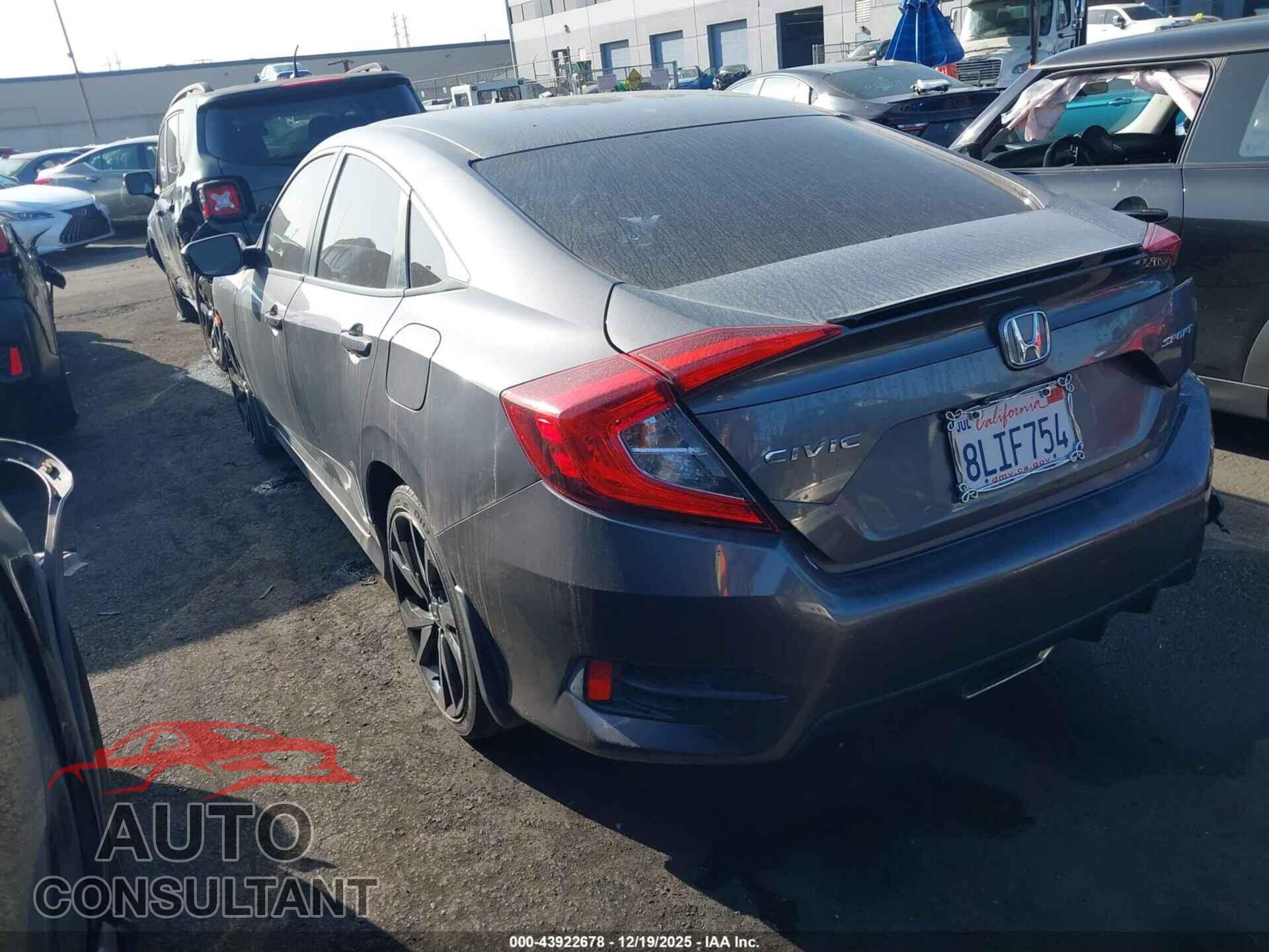 HONDA CIVIC 2019 - 2HGFC2F8XKH572302