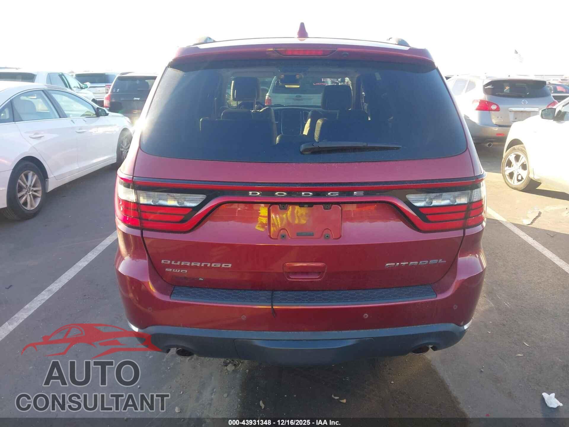 DODGE DURANGO 2014 - 1C4RDJEG8EC374725