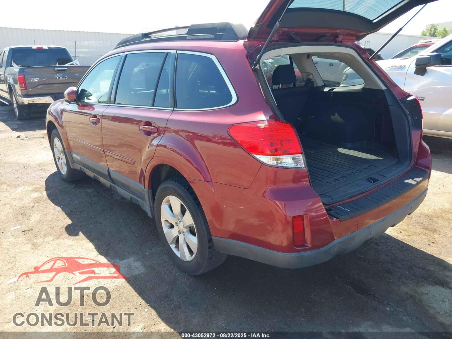 SUBARU OUTBACK 2012 - 4S4BRCCC8C3233046