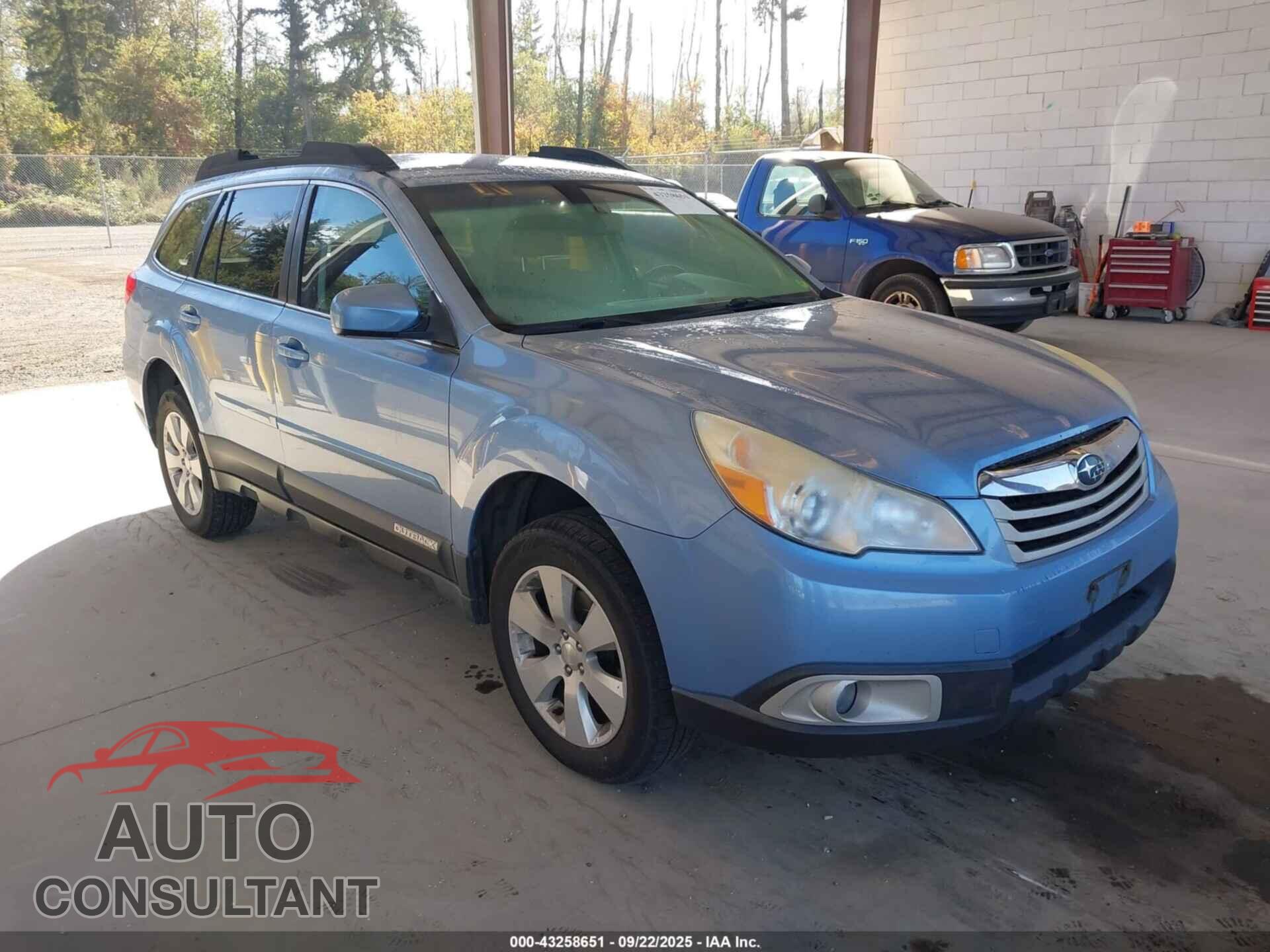 SUBARU OUTBACK 2012 - 4S4BRBCC3C3246152