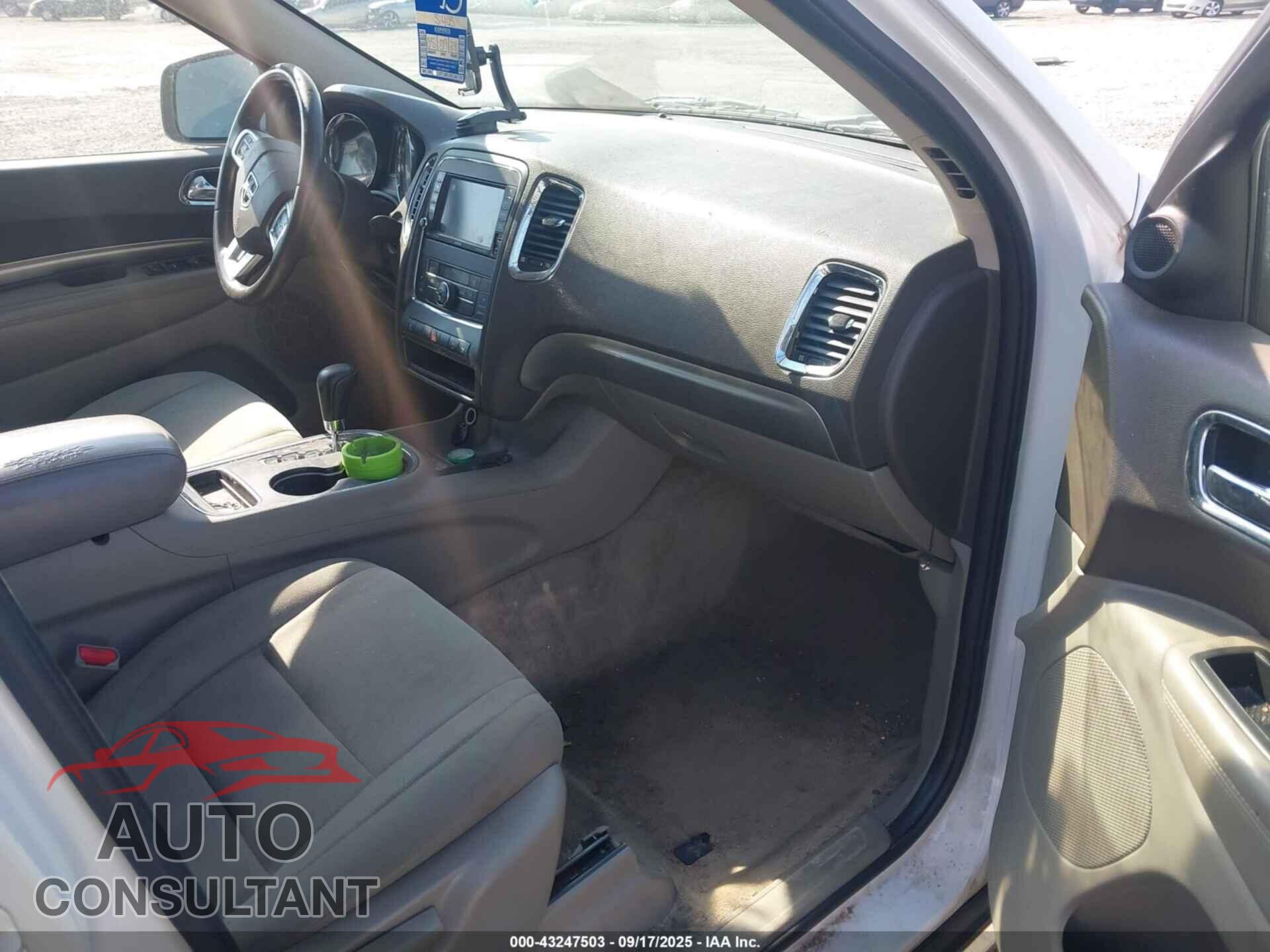 DODGE DURANGO 2013 - 1C4RDJAG8DC572242