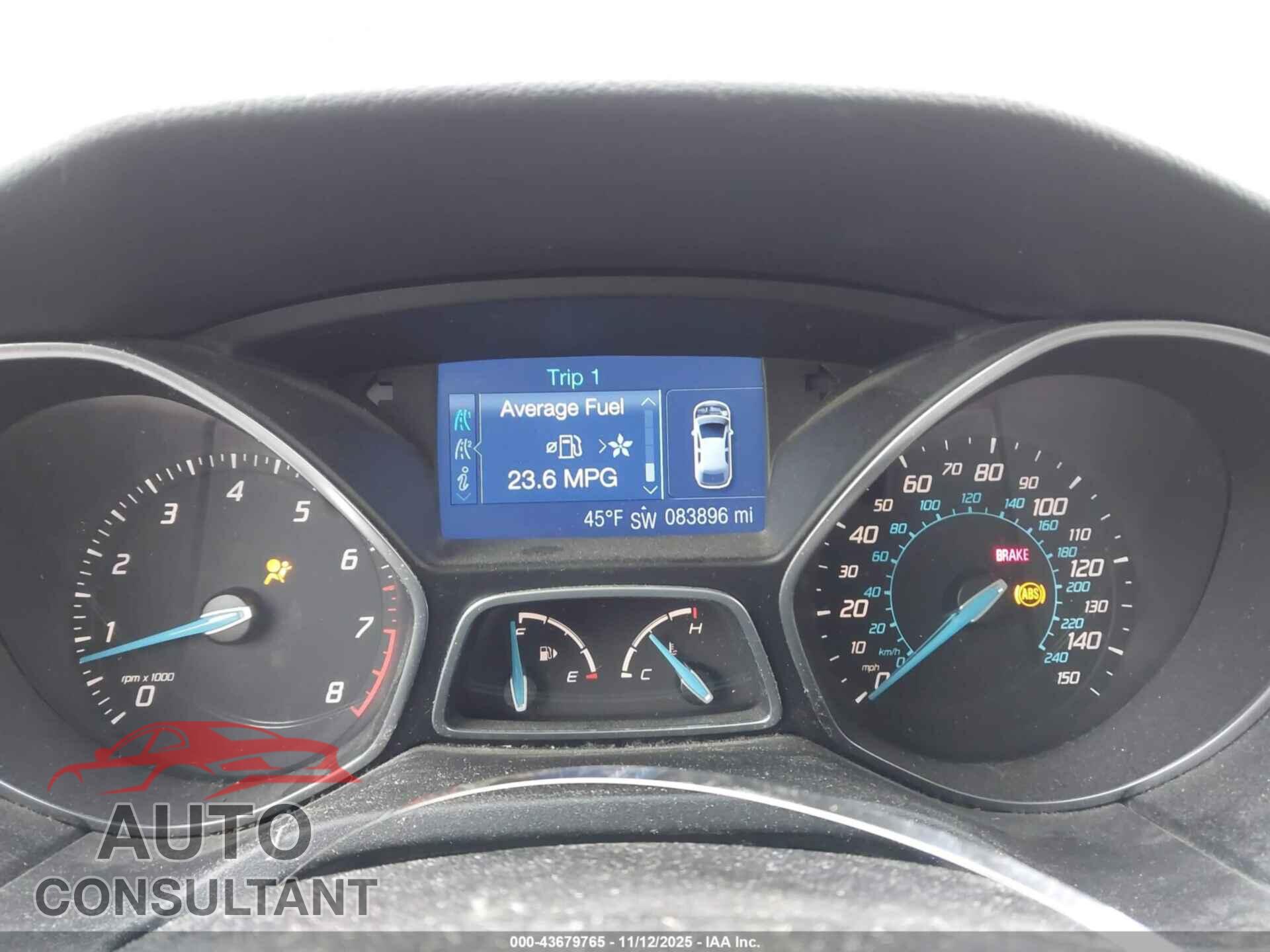 FORD FOCUS 2012 - 1FAHP3K29CL230515