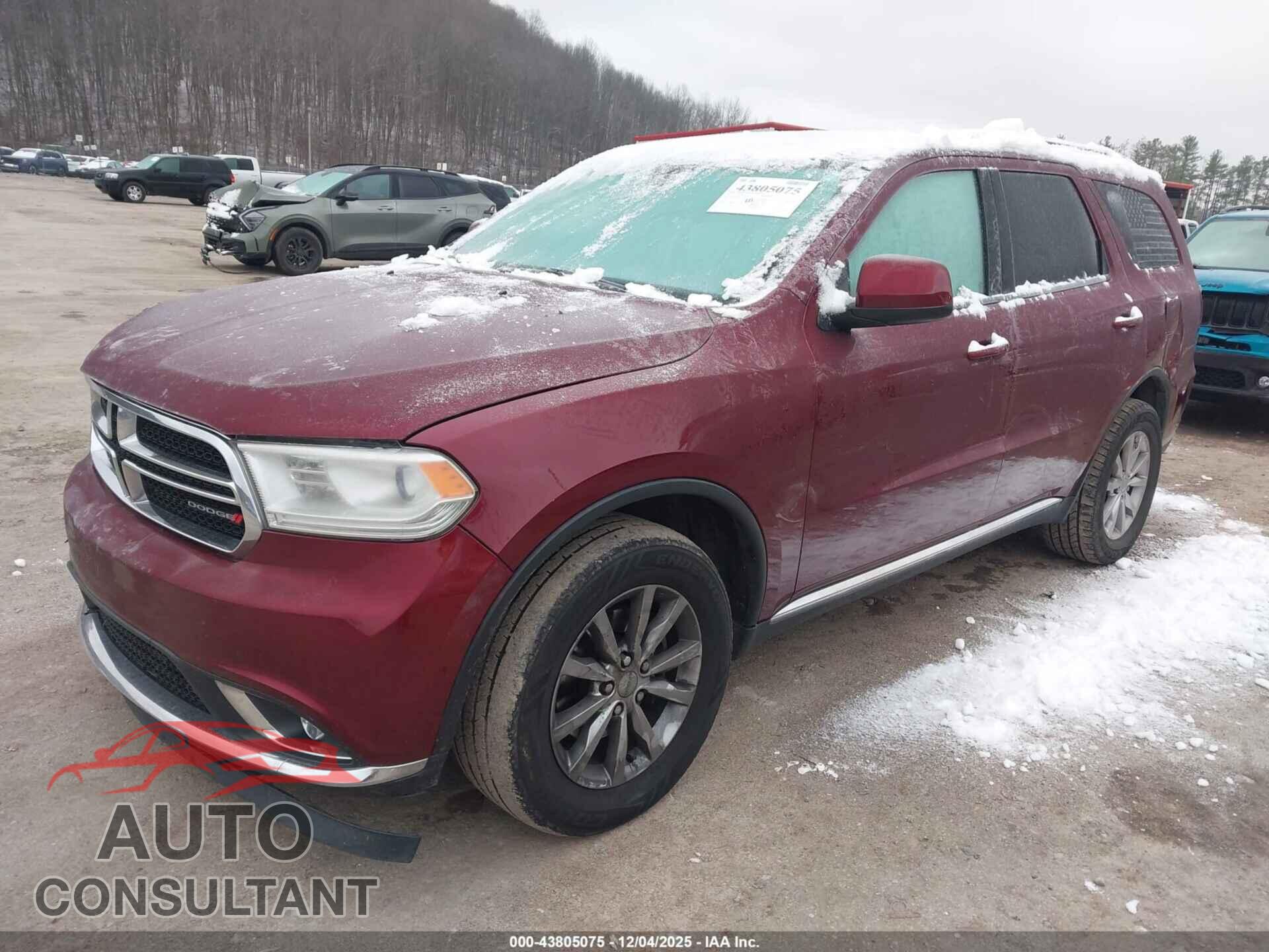 DODGE DURANGO 2016 - 1C4RDJAG0GC341176