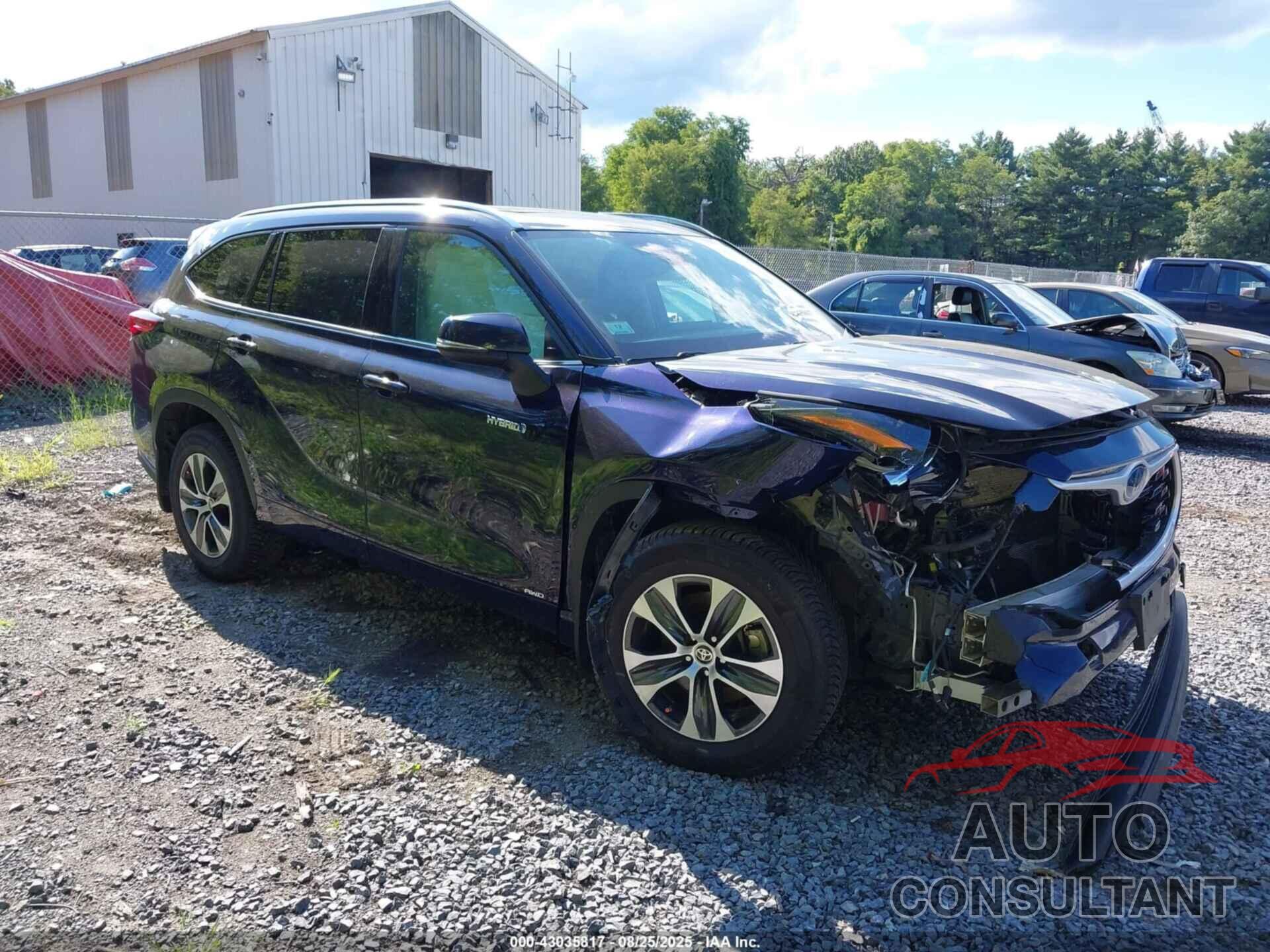 TOYOTA HIGHLANDER 2021 - 5TDGBRCH5MS025820