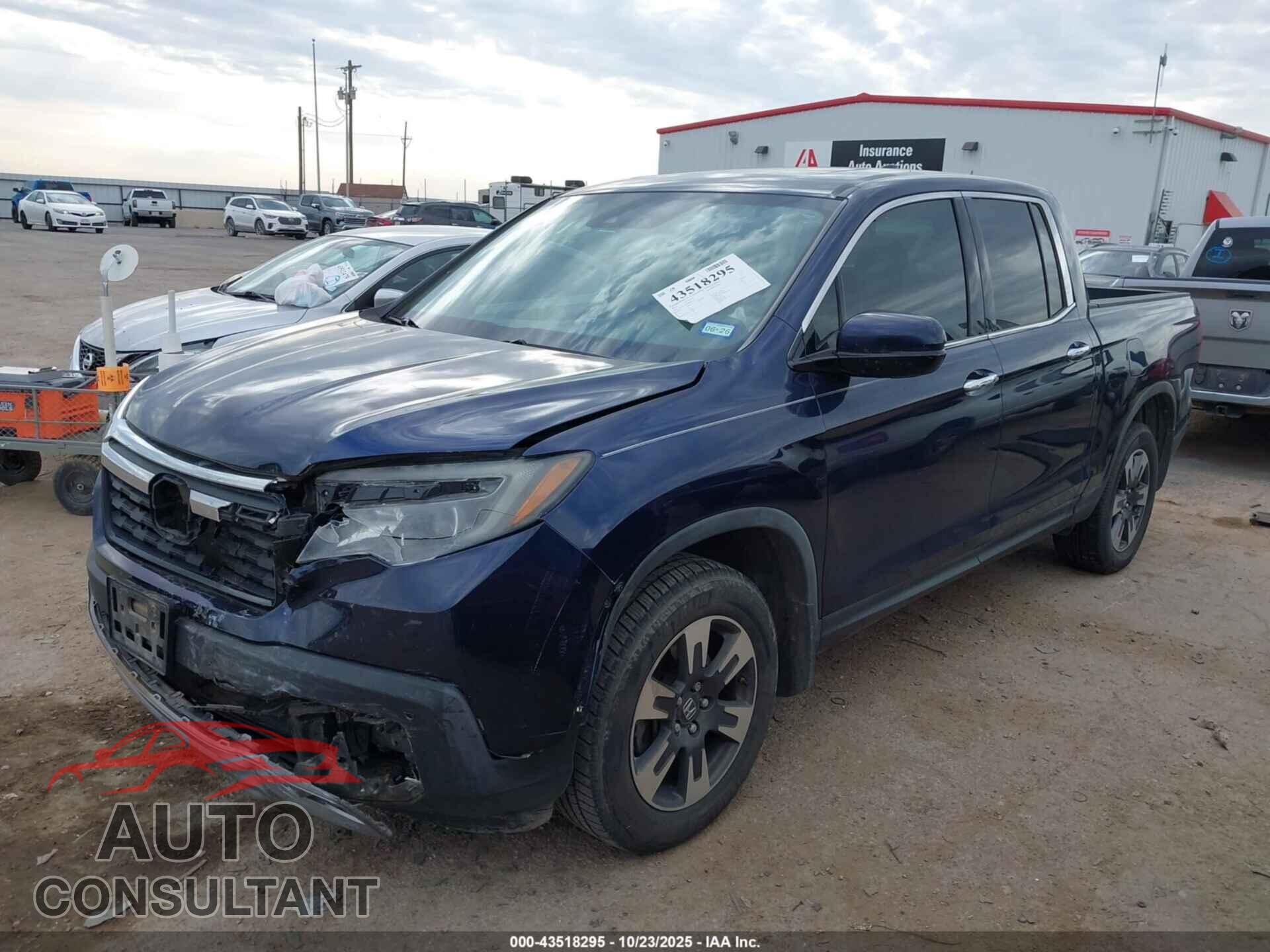 HONDA RIDGELINE 2018 - 5FPYK3F79JB013276