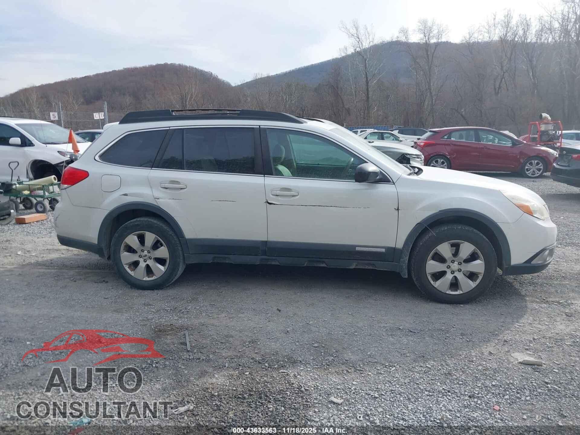 SUBARU OUTBACK 2011 - 4S4BRDKC5B2344200