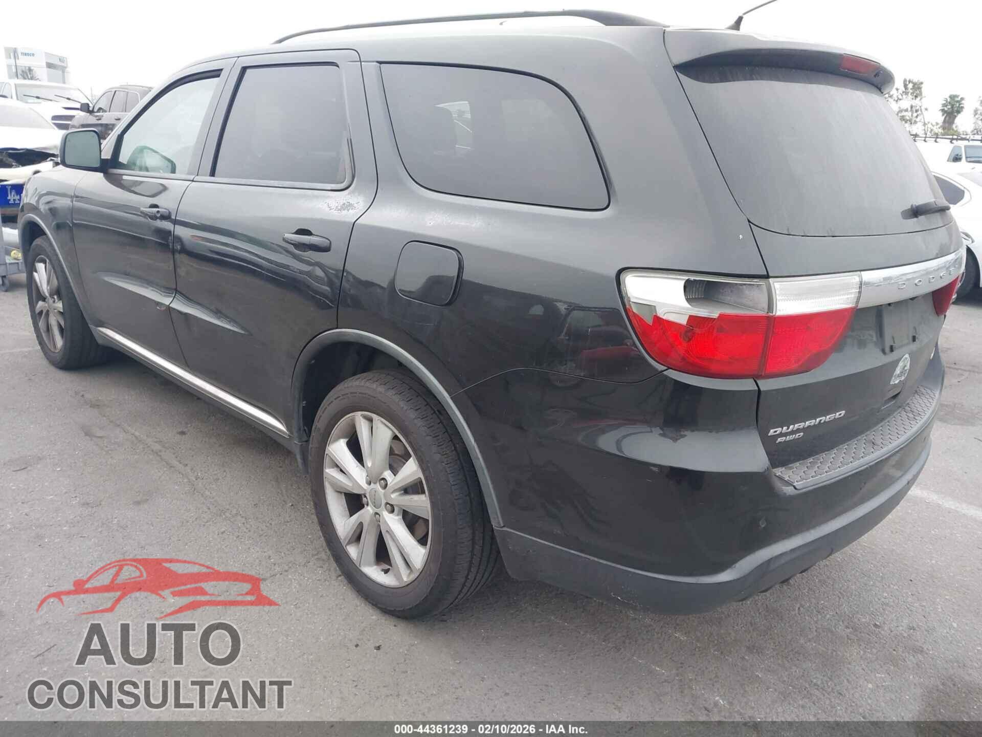 DODGE DURANGO 2012 - 1C4RDJDGXCC277010