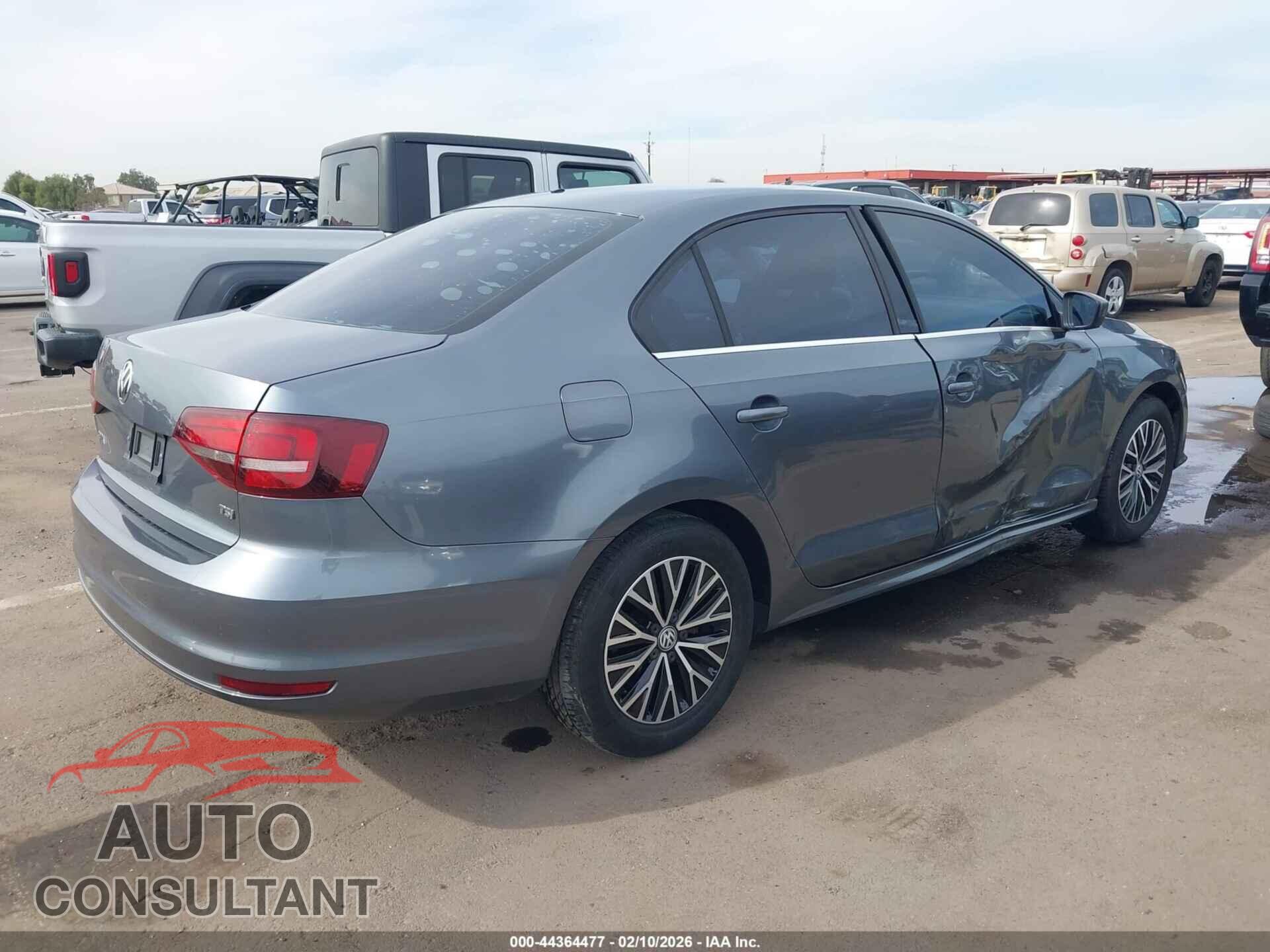 VOLKSWAGEN JETTA 2017 - 3VW2B7AJ1HM377882