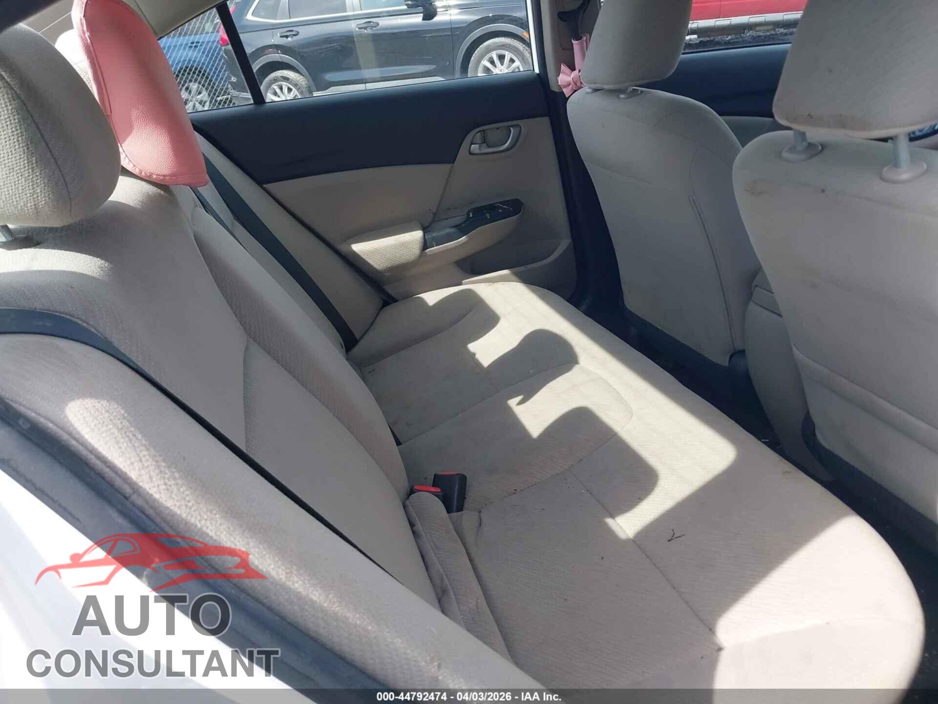 HONDA CIVIC 2013 - 19XFB2F55DE092464