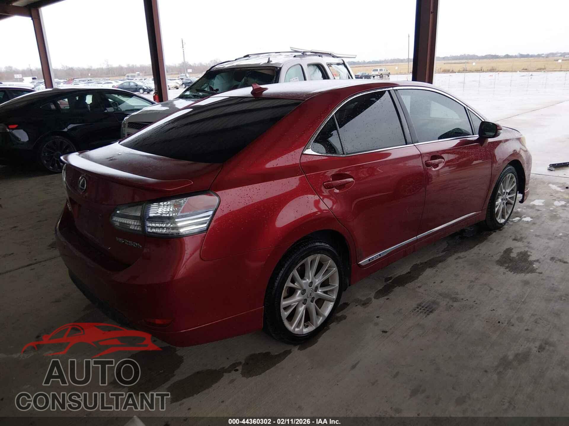 LEXUS HS 250H 2010 - JTHBB1BA2A2003114