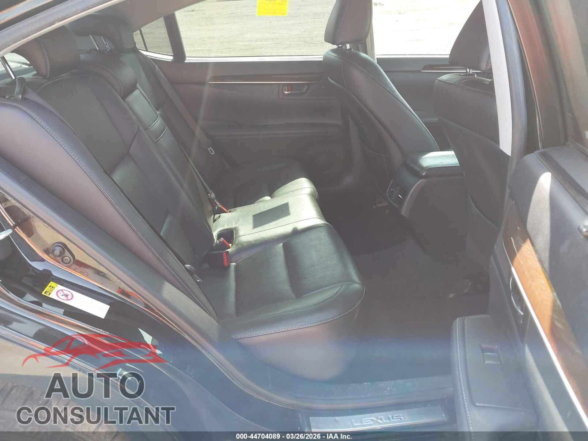 LEXUS ES 350 2013 - JTHBK1GG7D2058742