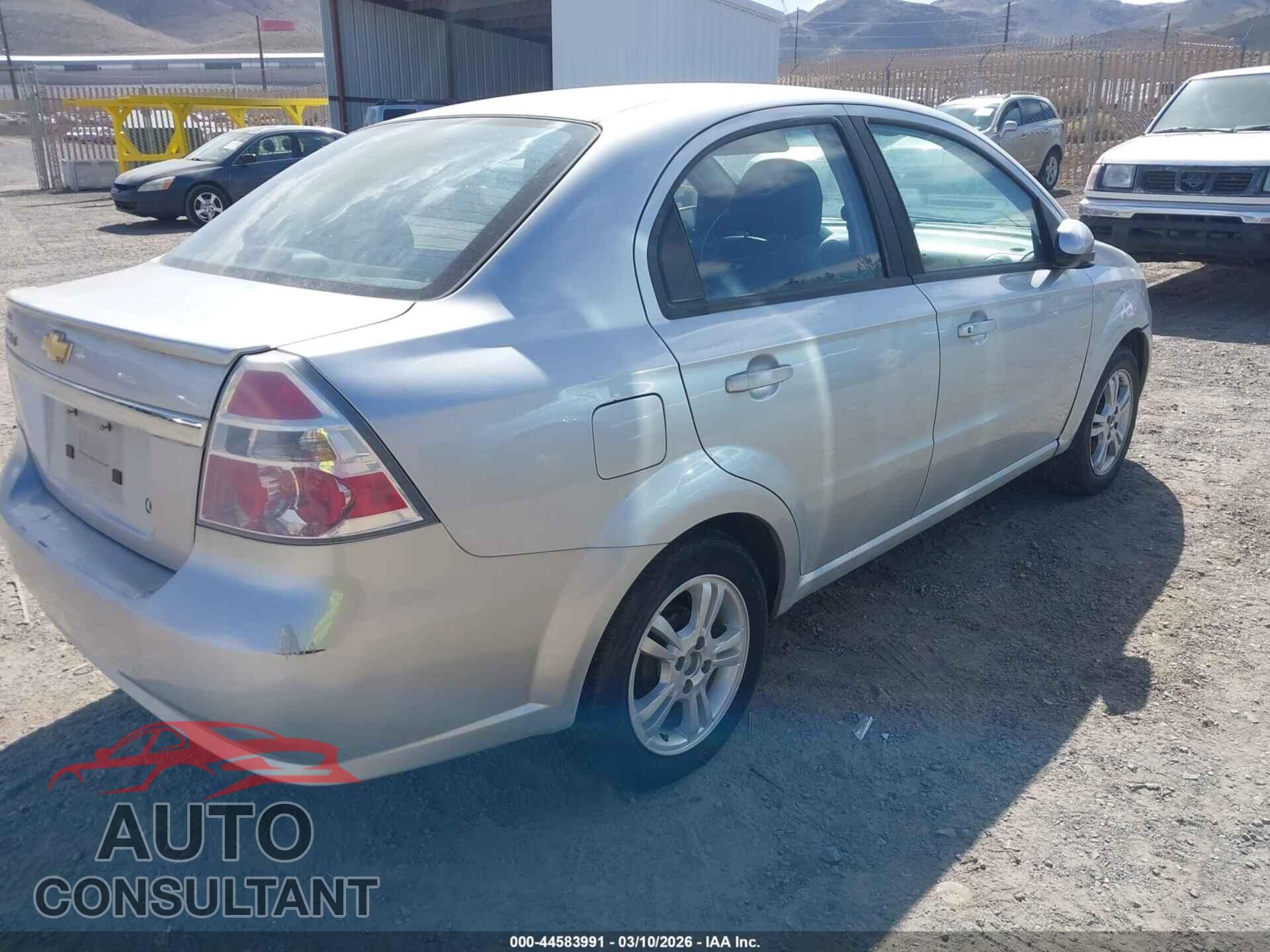 CHEVROLET AVEO 2011 - KL1TD5DE0BB210360