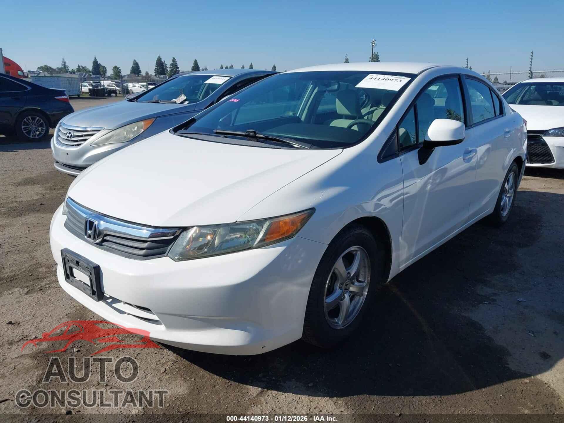 HONDA CIVIC 2012 - 19XFB2F56CE359478
