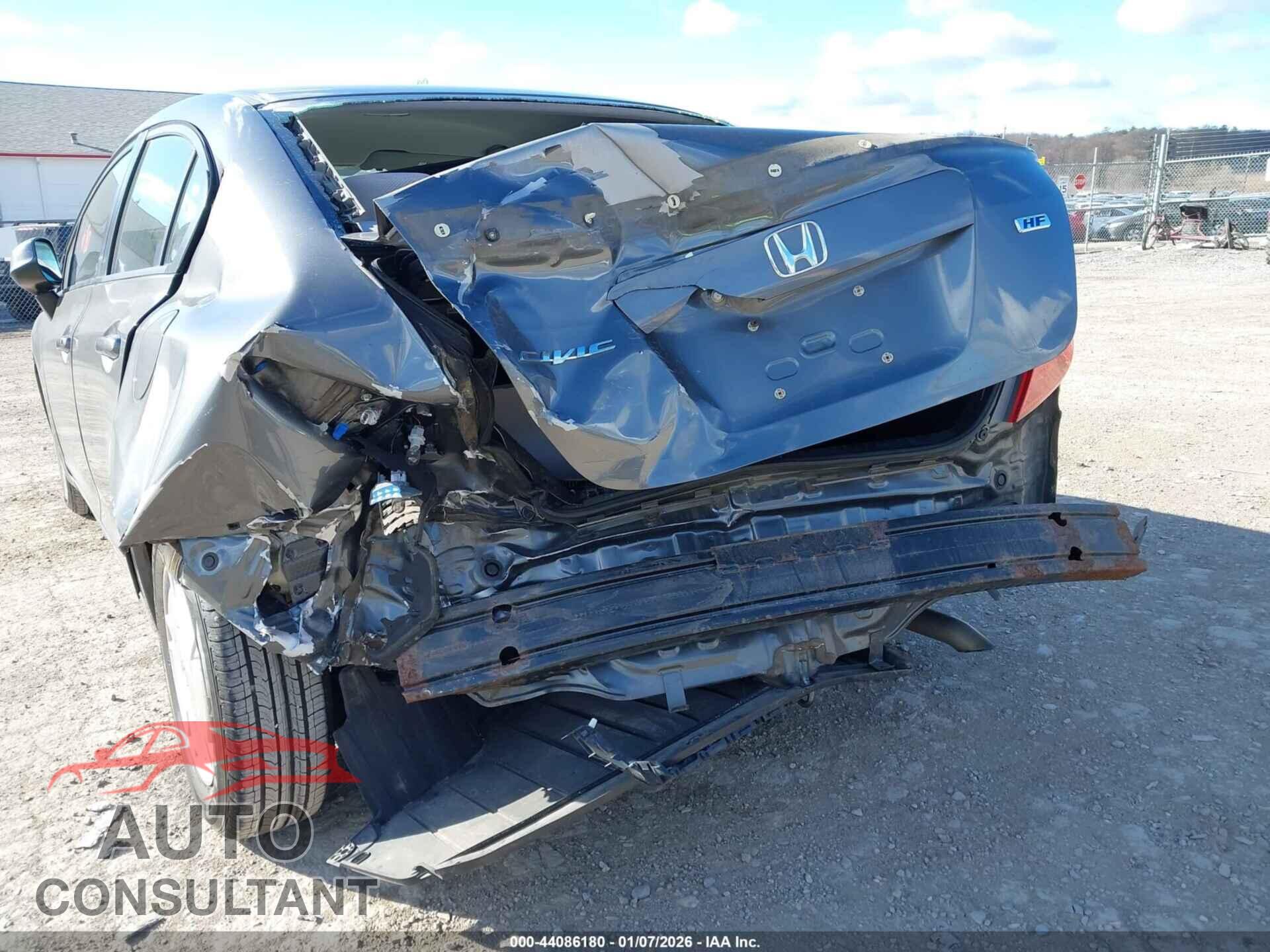 HONDA CIVIC 2012 - 2HGFB2F66CH522757