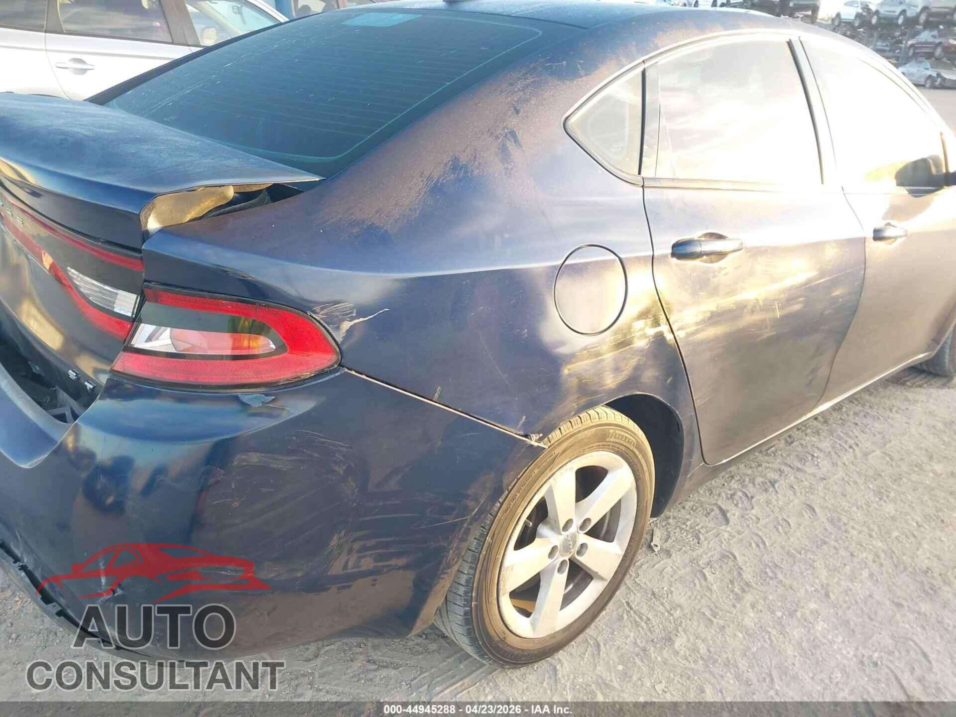 DODGE DART 2016 - 1C3CDFBB2GD667677