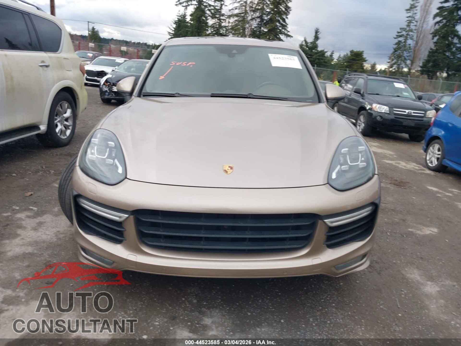 PORSCHE CAYENNE 2015 - WP1AC2A20FLA82941