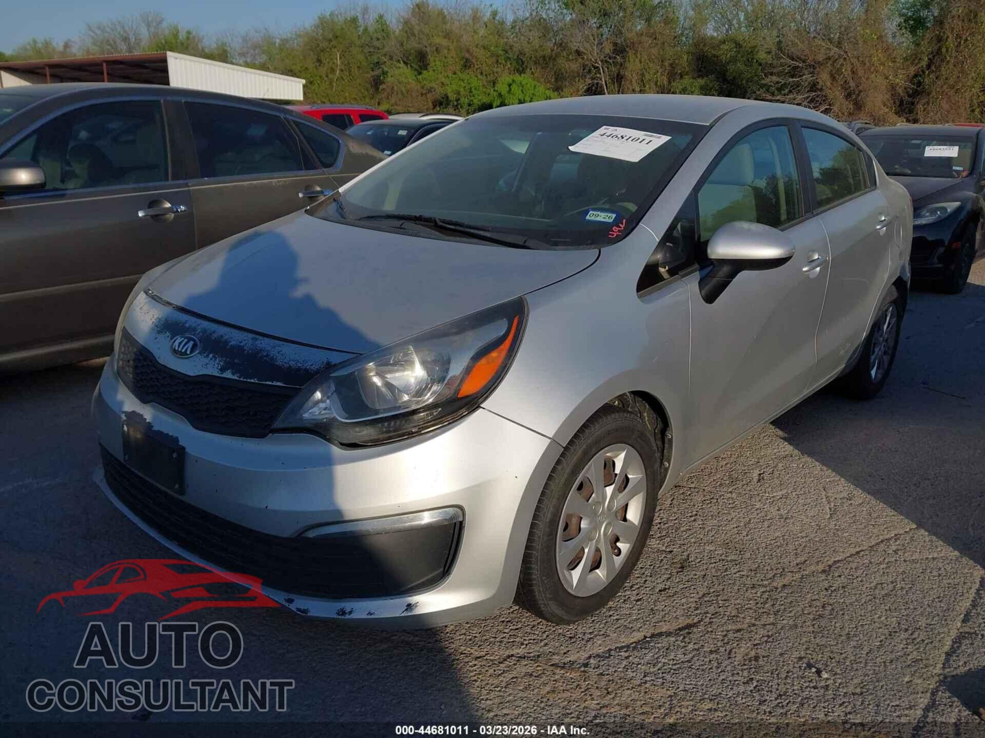KIA RIO 2017 - KNADM4A30H6024925