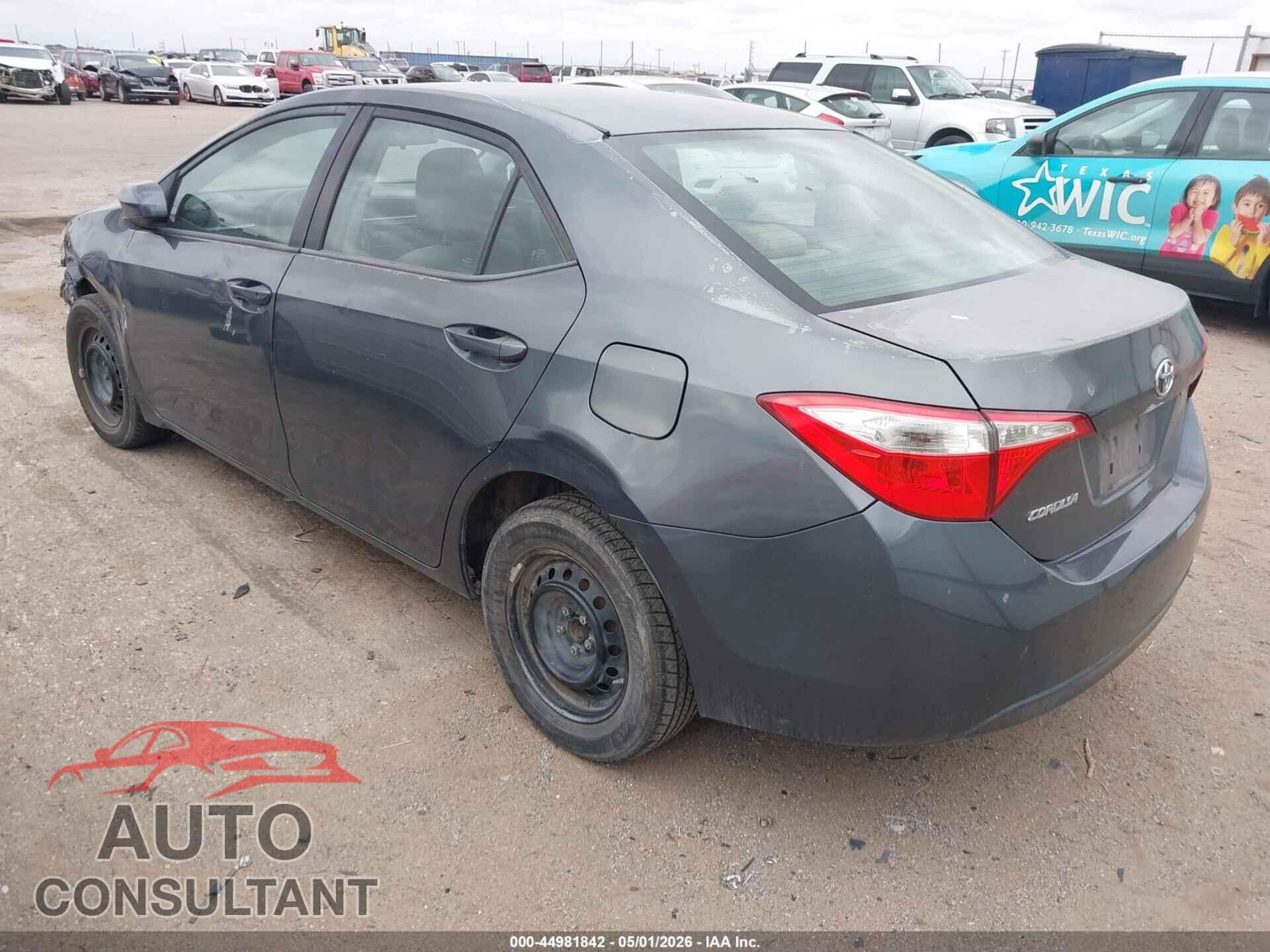 TOYOTA COROLLA 2014 - 5YFBURHEXEP082995