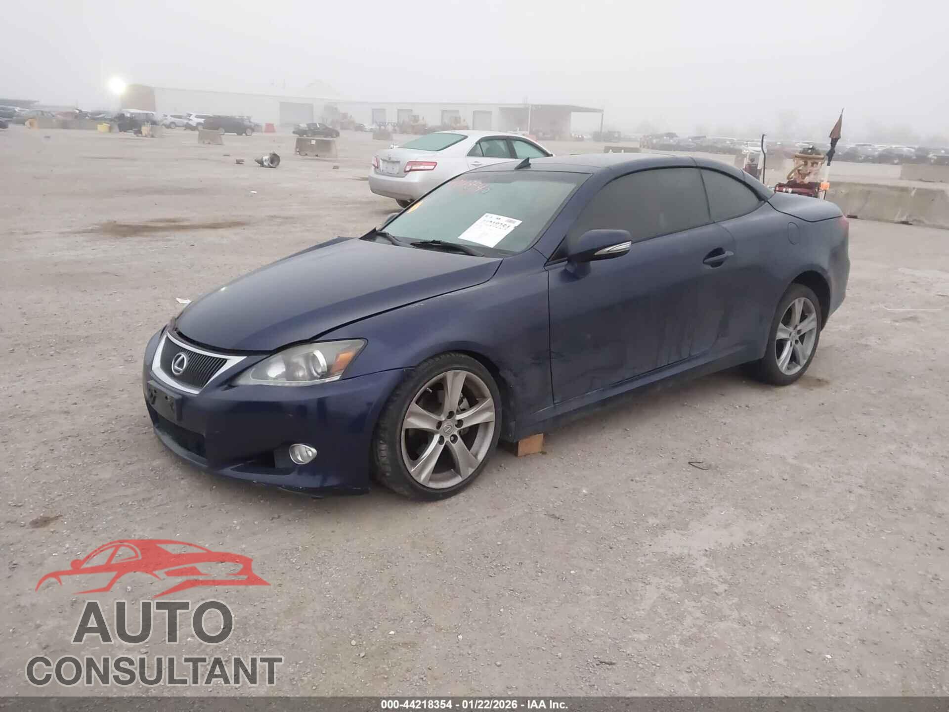 LEXUS IS 250C 2012 - JTHFF2C20C2521924