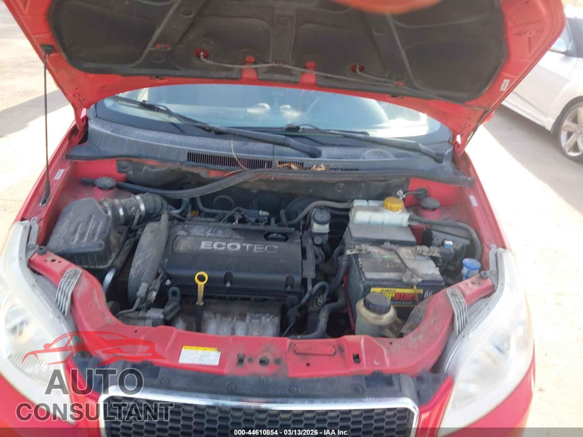 CHEVROLET AVEO 2009 - KL1TD66E79B333618