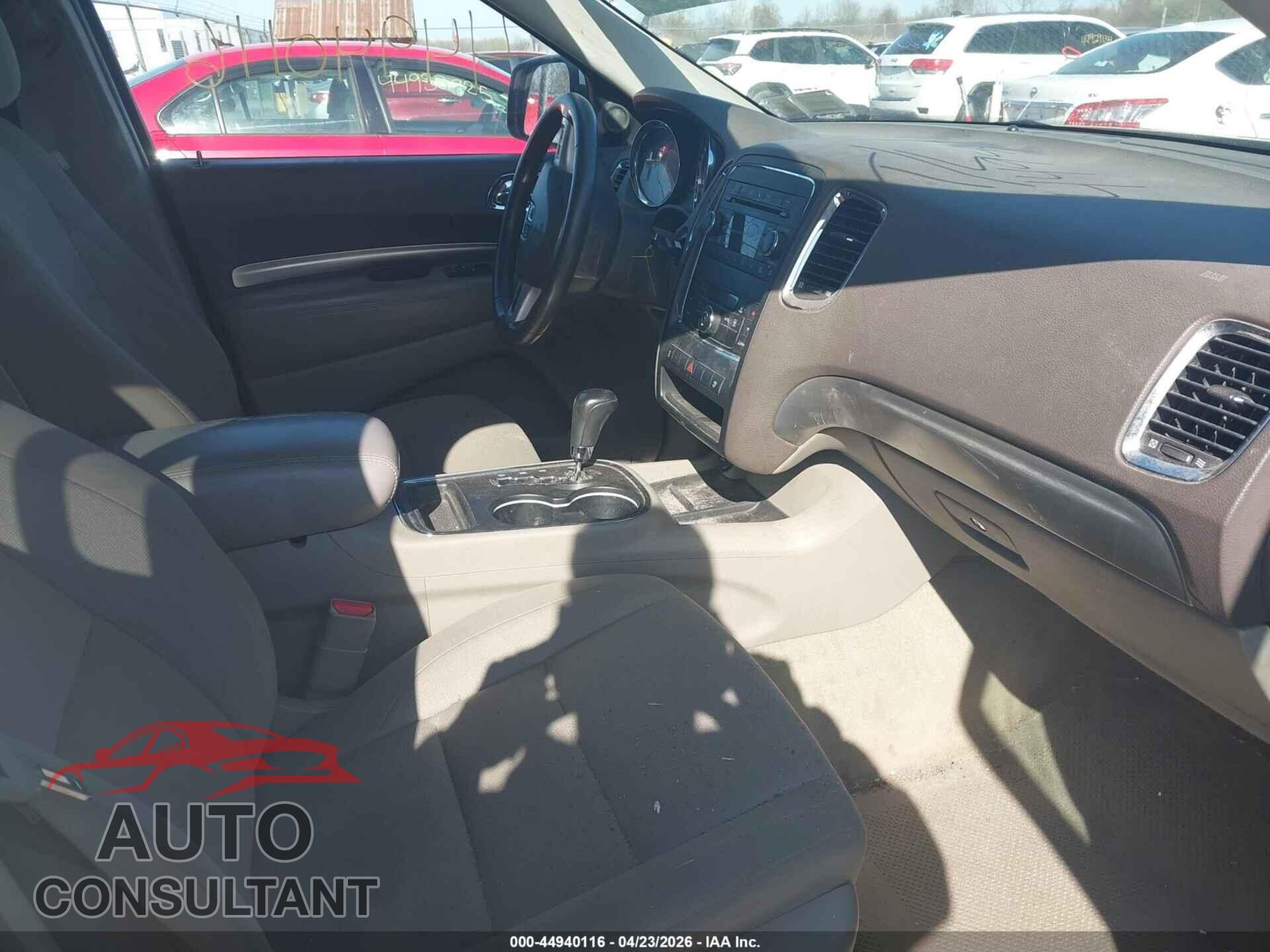 DODGE DURANGO 2012 - 1C4RDJAG5CC122269