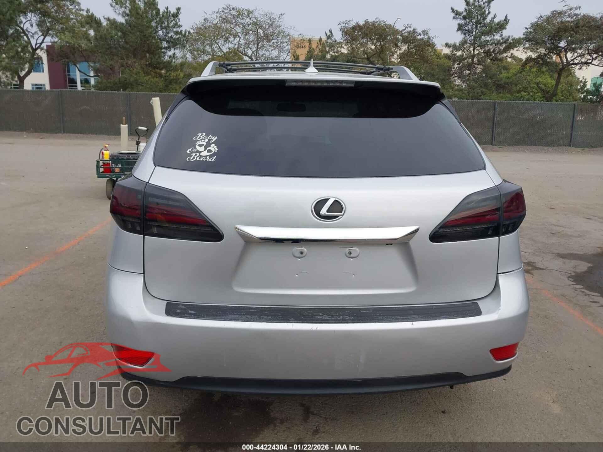 LEXUS RX 350 2011 - 2T2ZK1BA3BC056743