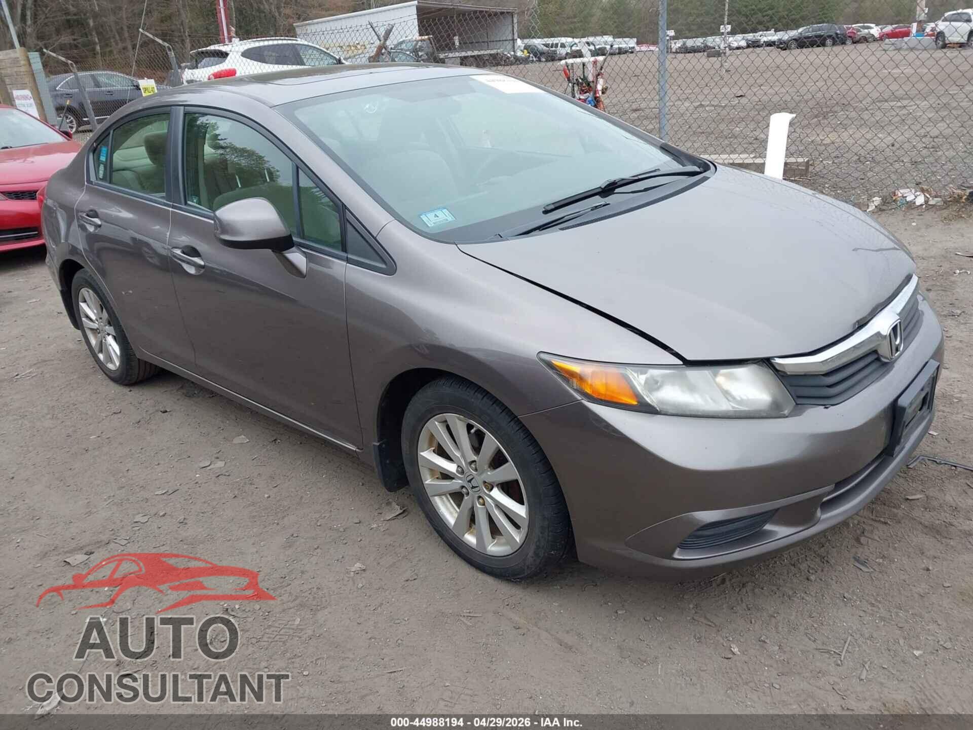 HONDA CIVIC 2012 - JHMFB2F87CS000873