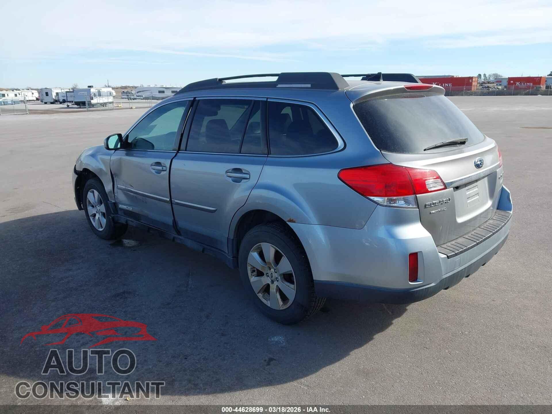 SUBARU OUTBACK 2011 - 4S4BRBKC2B3445449