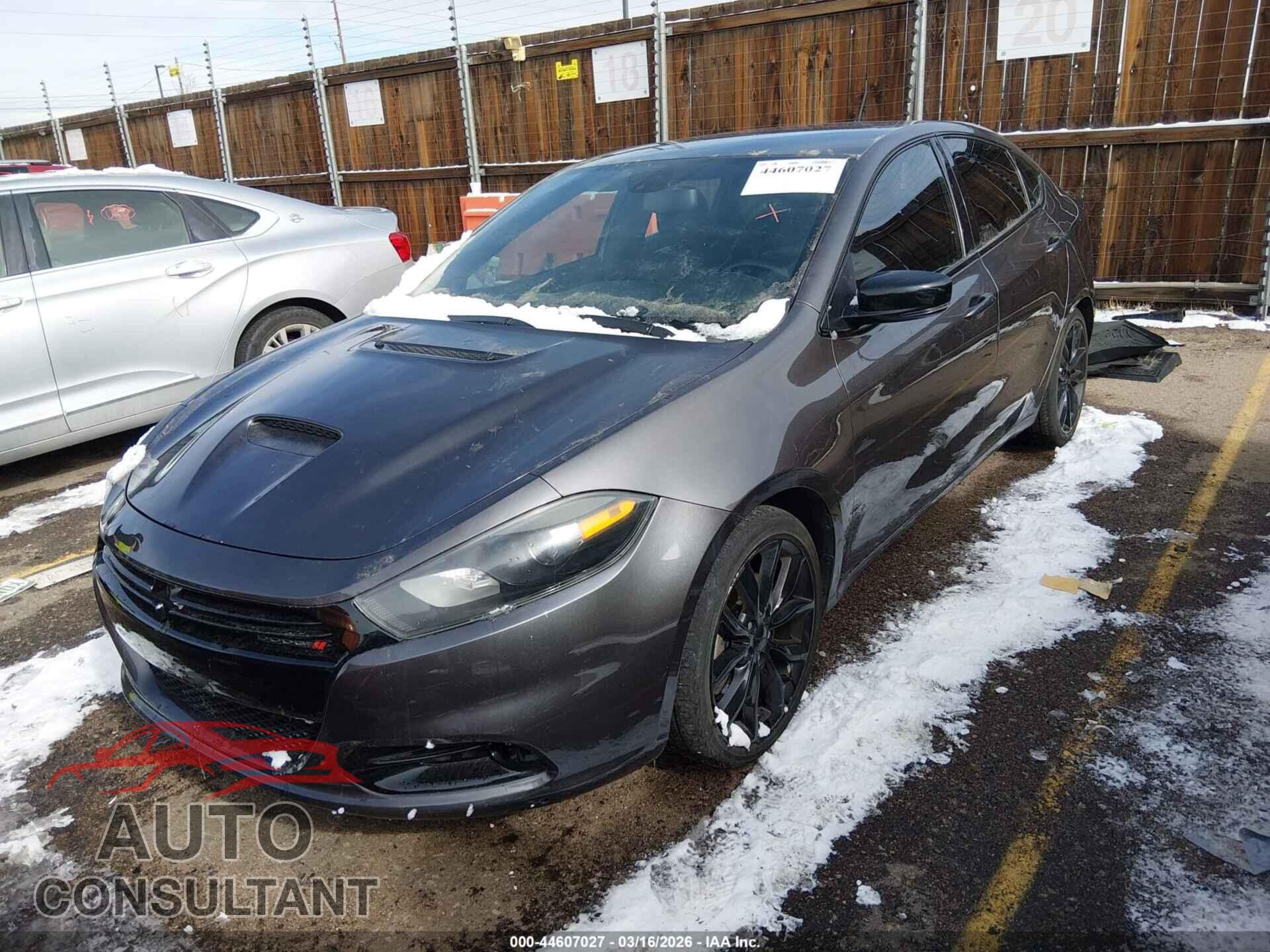 DODGE DART 2016 - 1C3CDFEB4GD728992