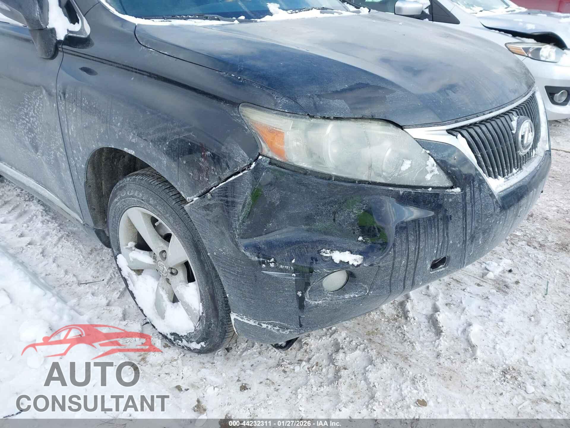 LEXUS RX 350 2012 - 2T2BK1BA5CC144549