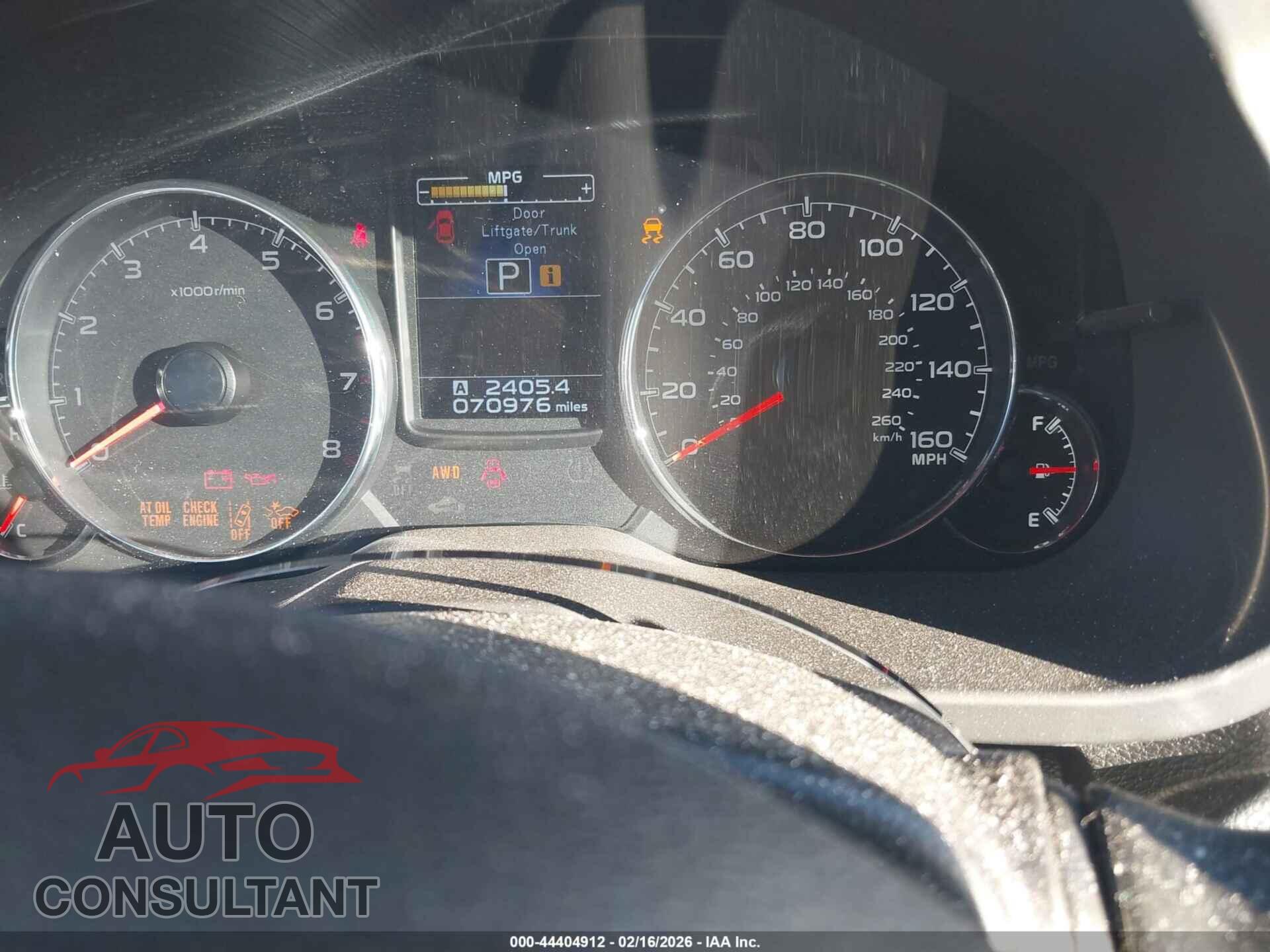SUBARU OUTBACK 2014 - 4S4BRDPC2E2277956