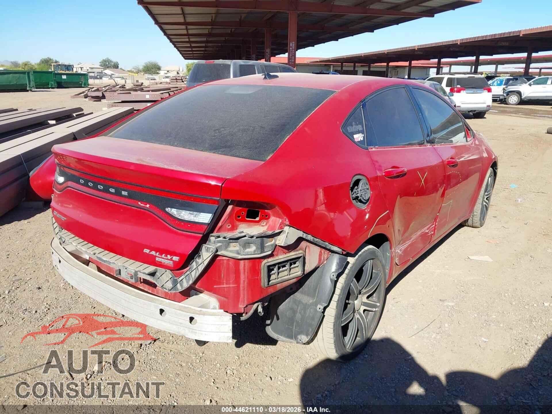 DODGE DART 2013 - 1C3CDFBH0DD641336