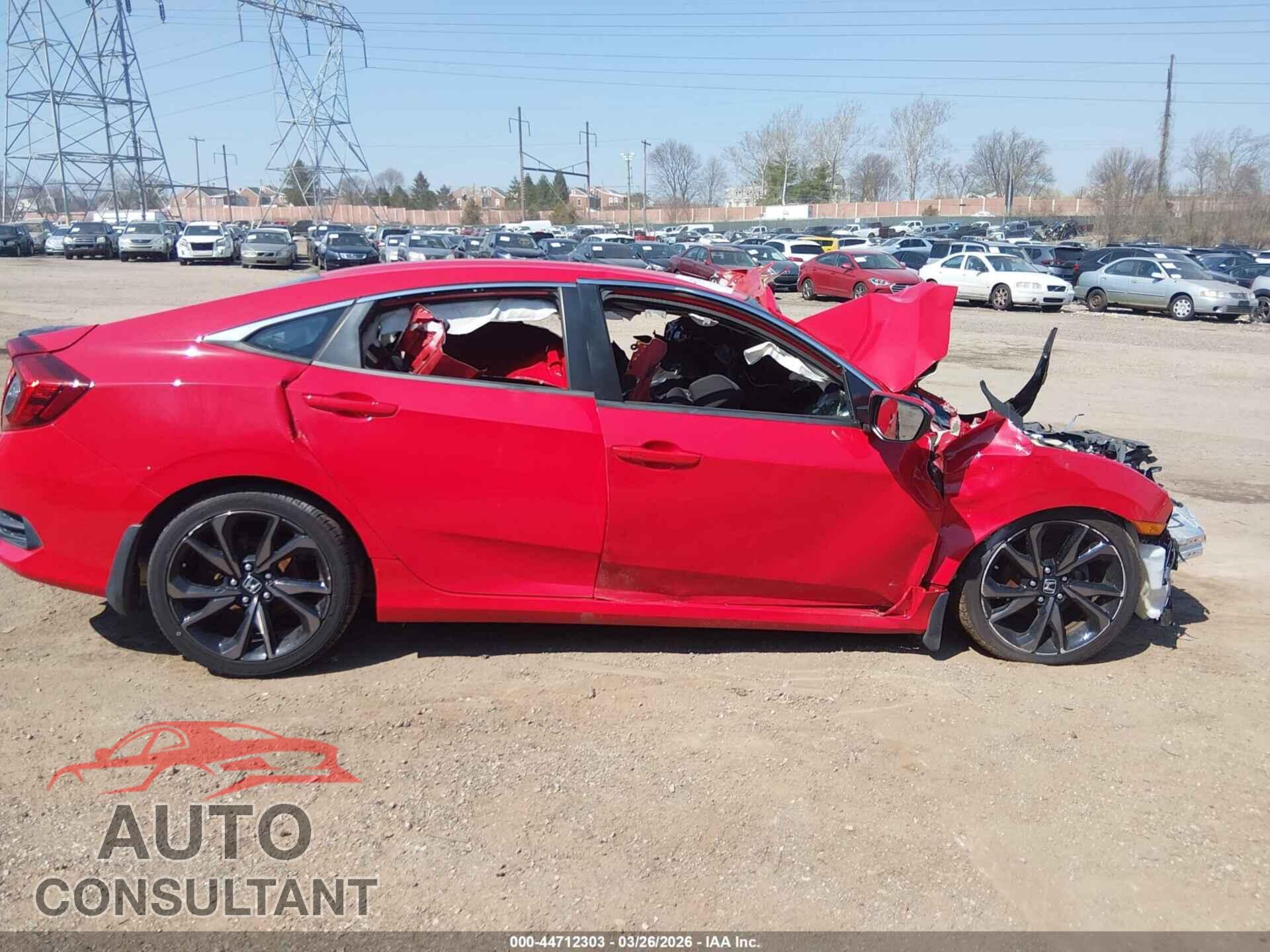 HONDA CIVIC 2019 - 2HGFC2E80KH510182