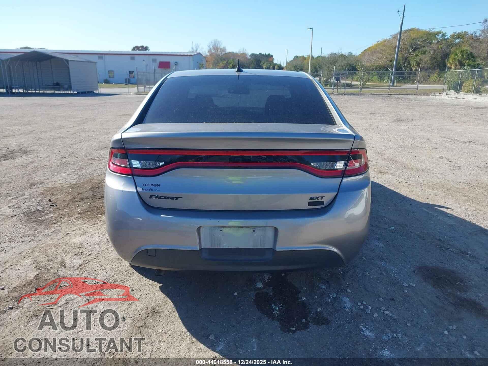 DODGE DART 2016 - 1C3CDFBA4GD652508