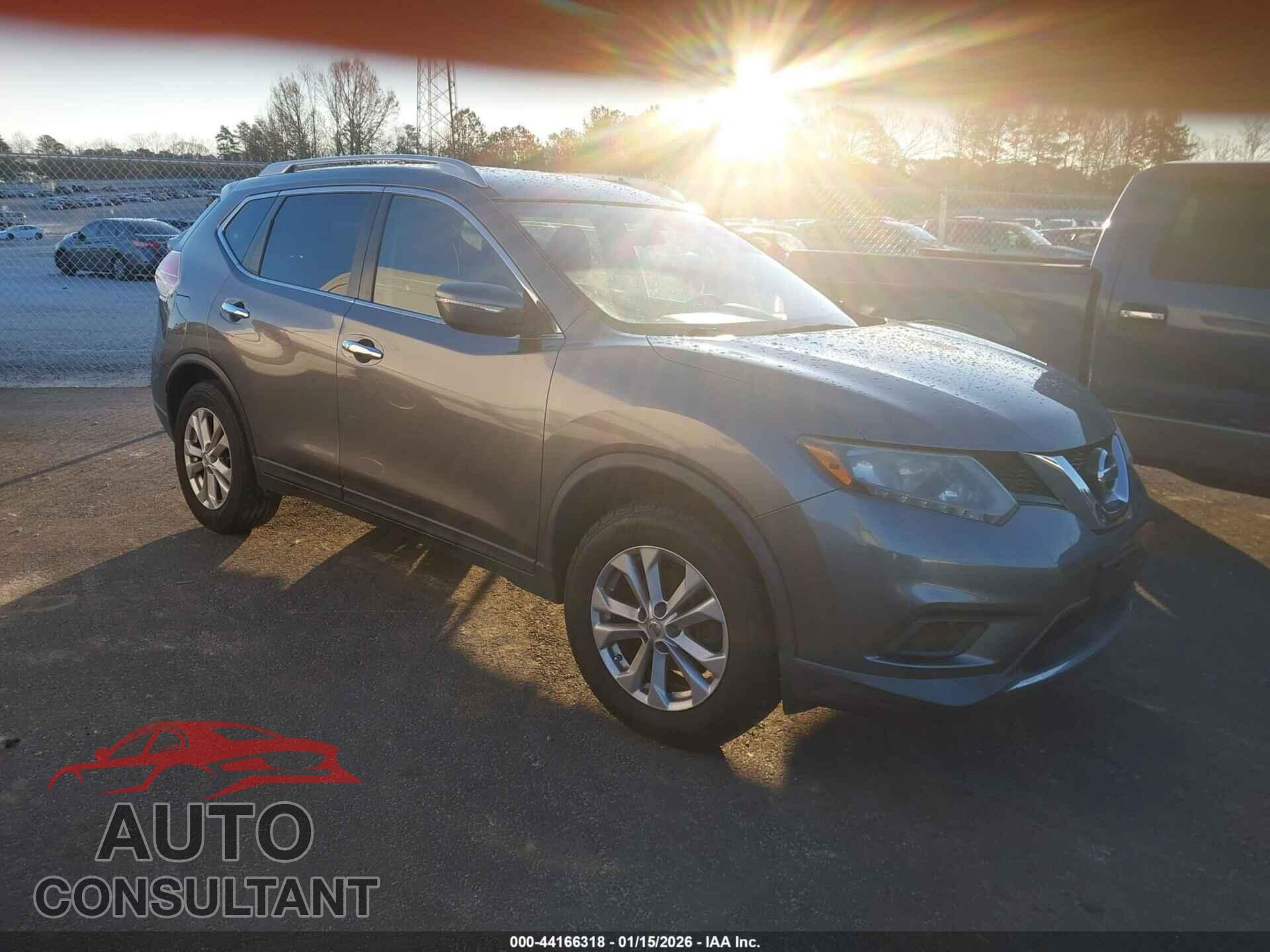 NISSAN ROGUE 2015 - KNMAT2MVXFP511762