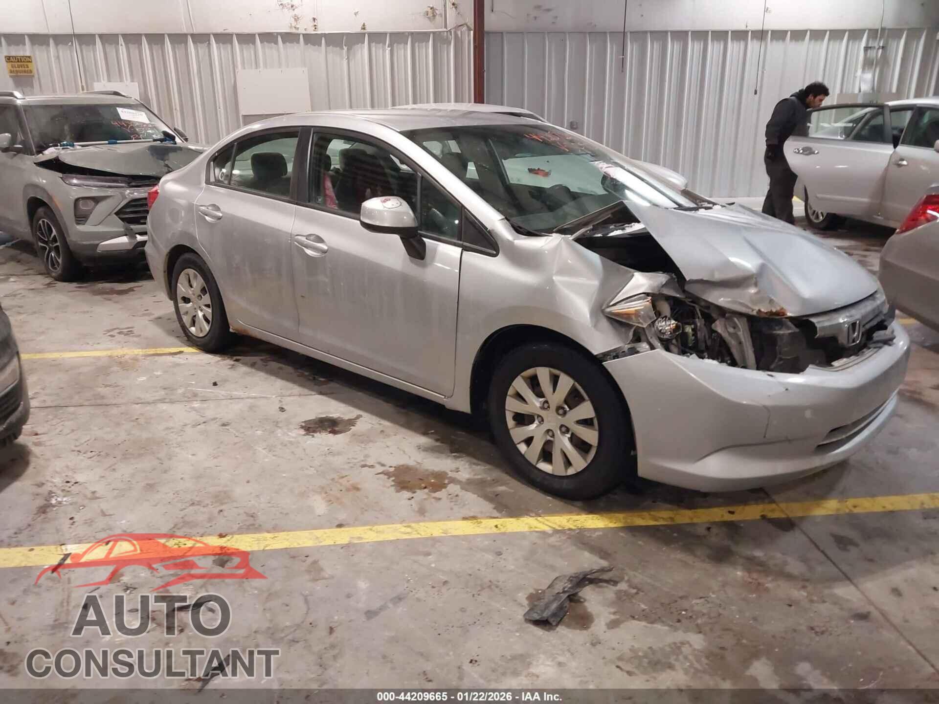 HONDA CIVIC 2012 - 19XFB2F57CE073090