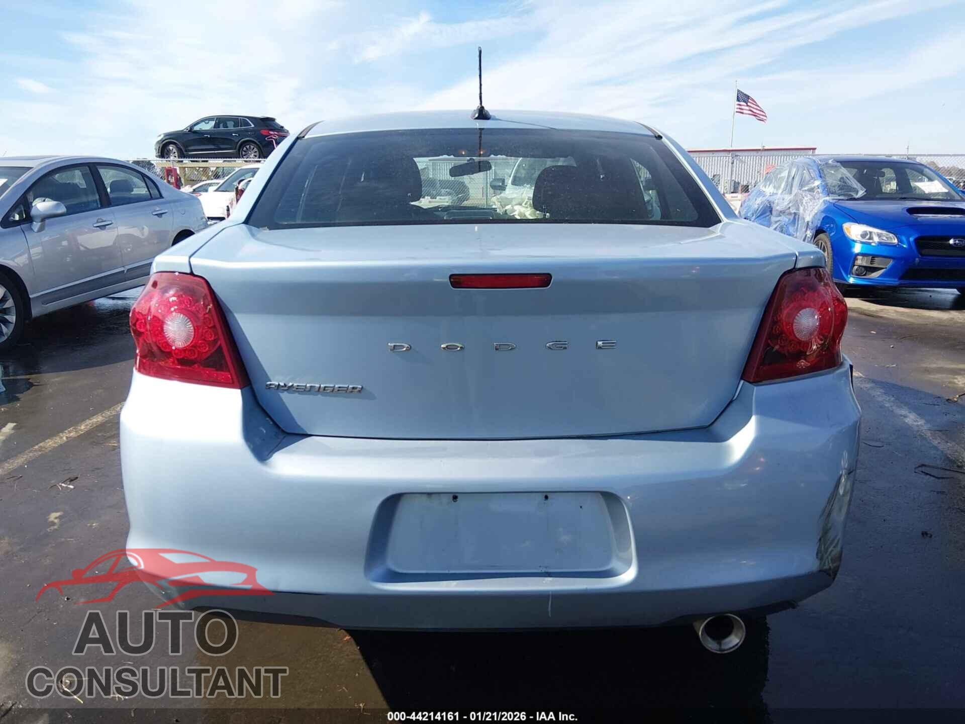 DODGE AVENGER 2013 - 1C3CDZAB4DN664840