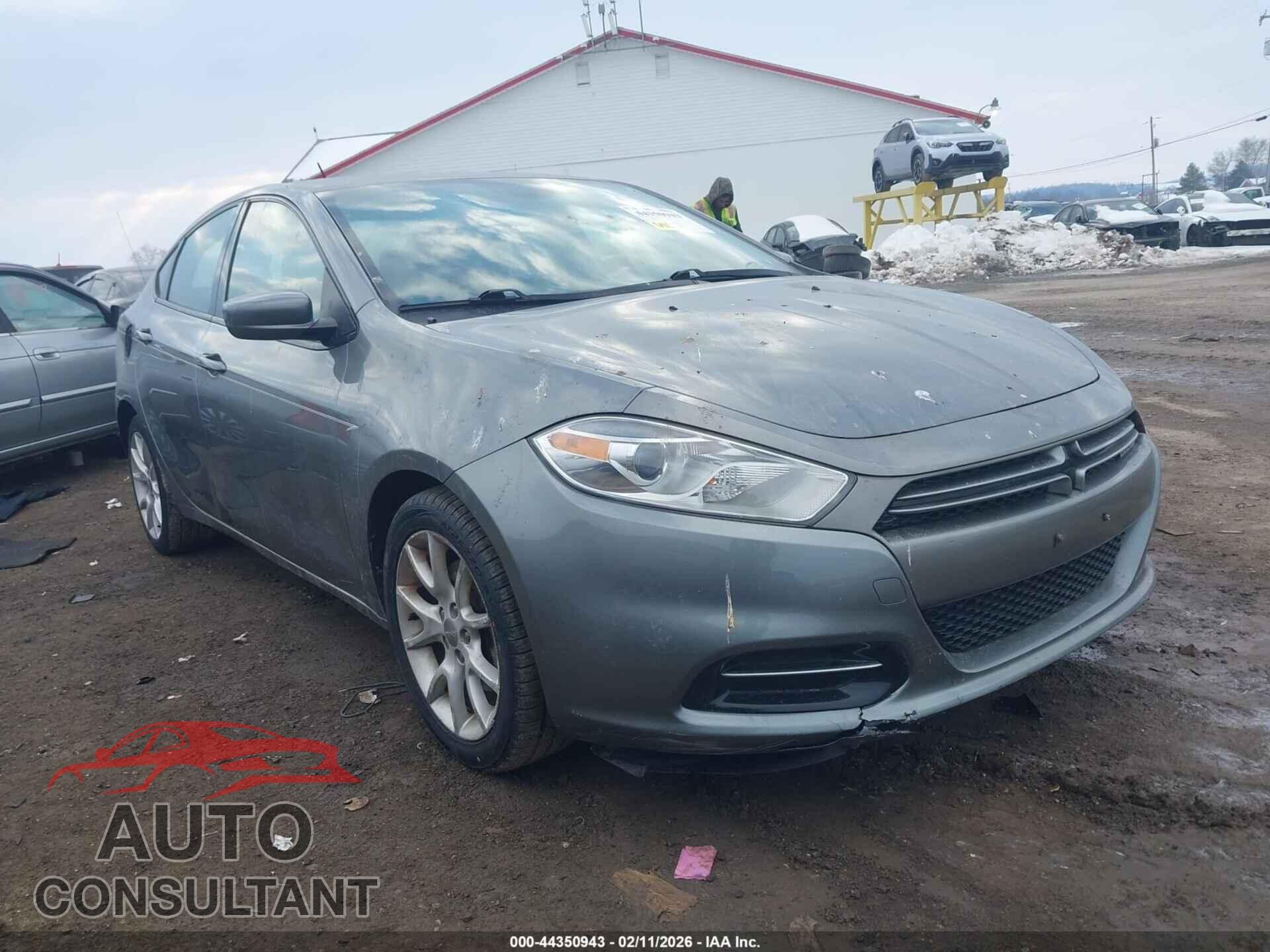 DODGE DART 2013 - 1C3CDFBA9DD105603