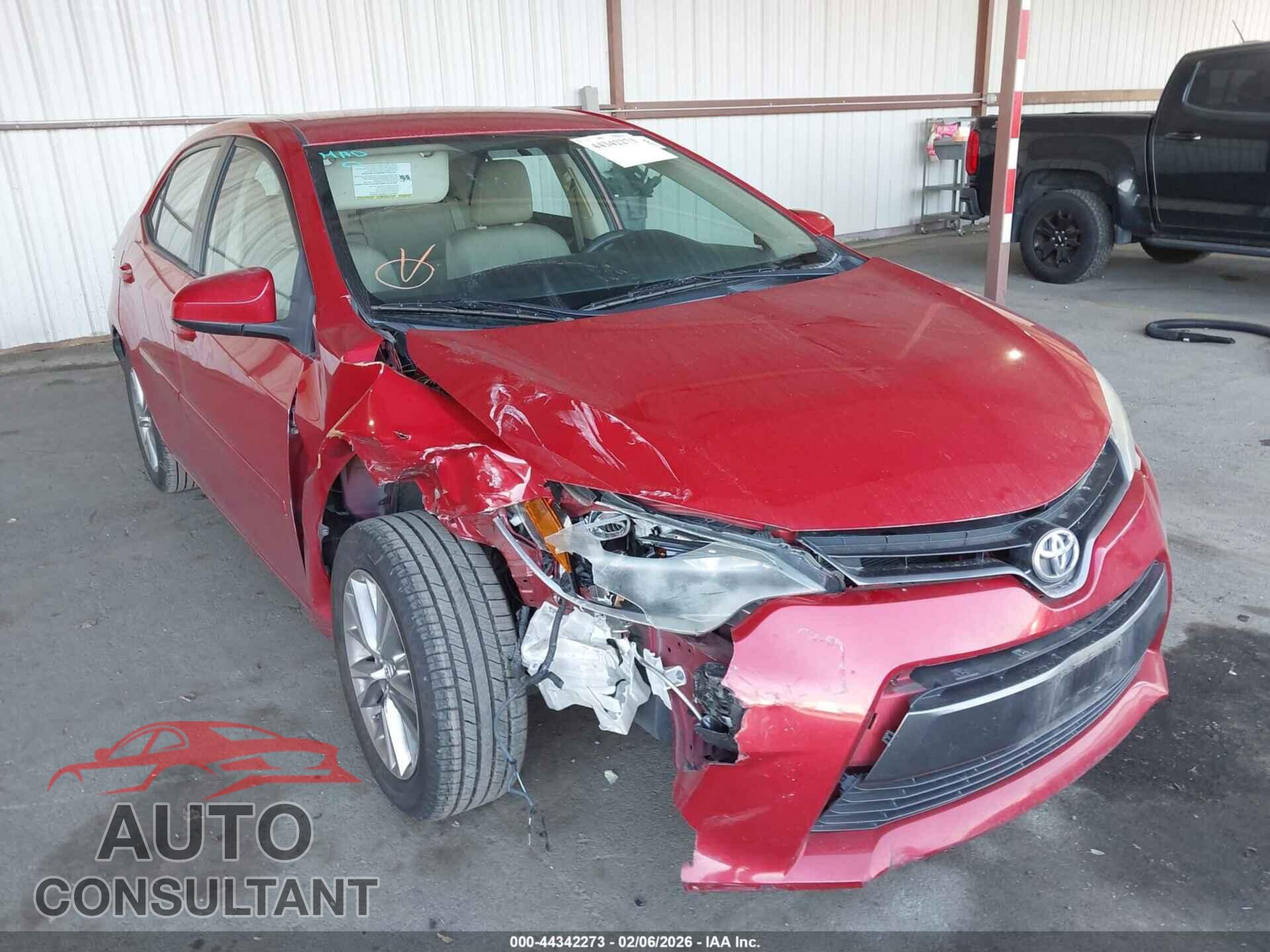 TOYOTA COROLLA 2015 - 2T1BURHE2FC376926