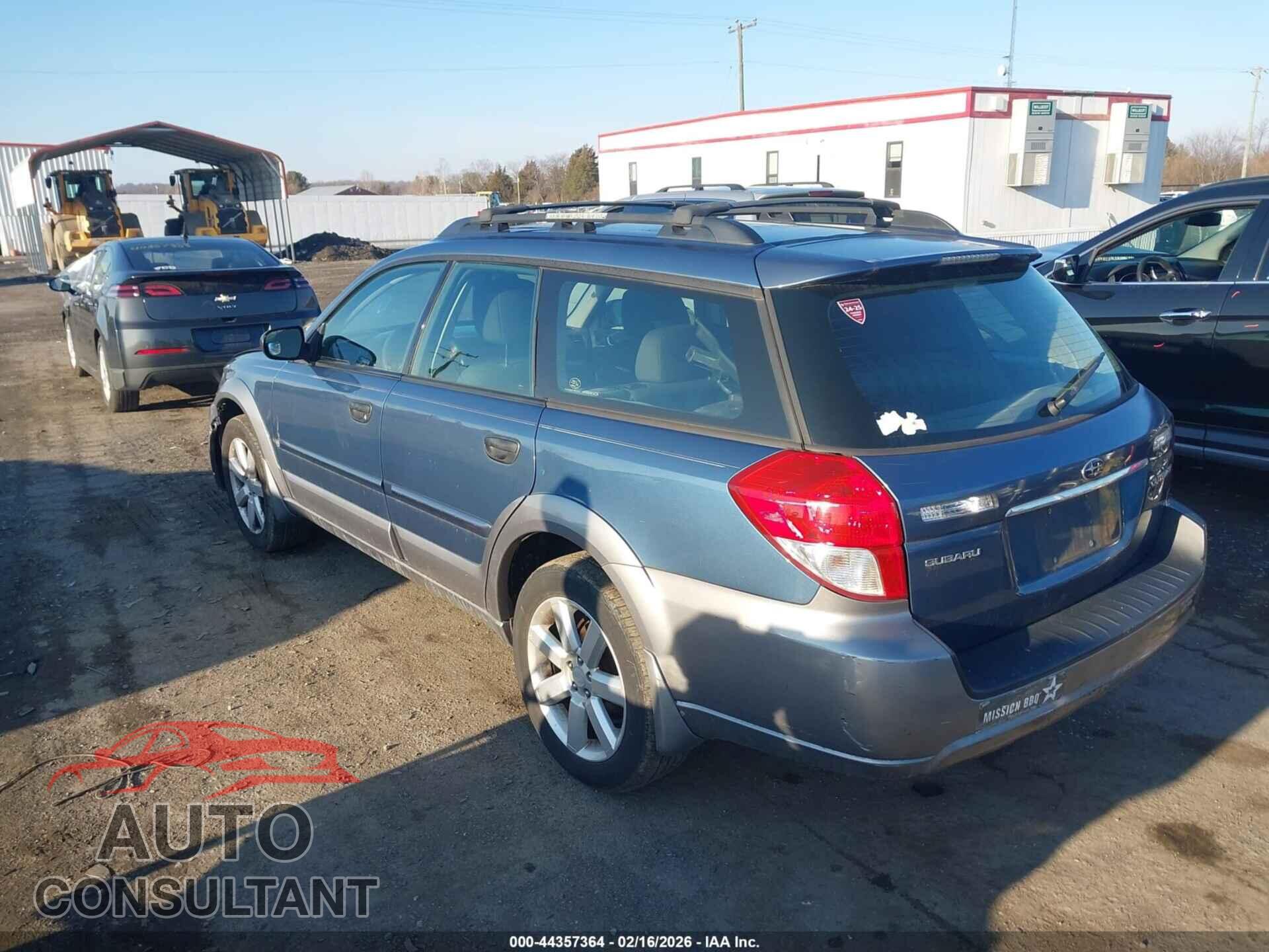 SUBARU OUTBACK 2009 - 4S4BP61C396327210