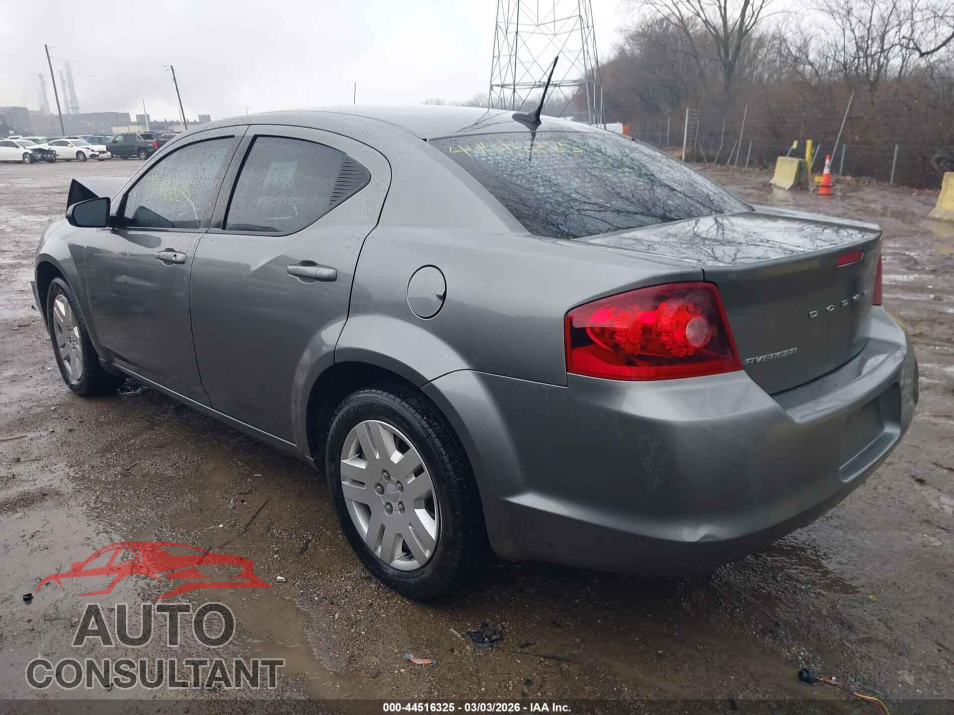 DODGE AVENGER 2013 - 1C3CDZAB3DN586986
